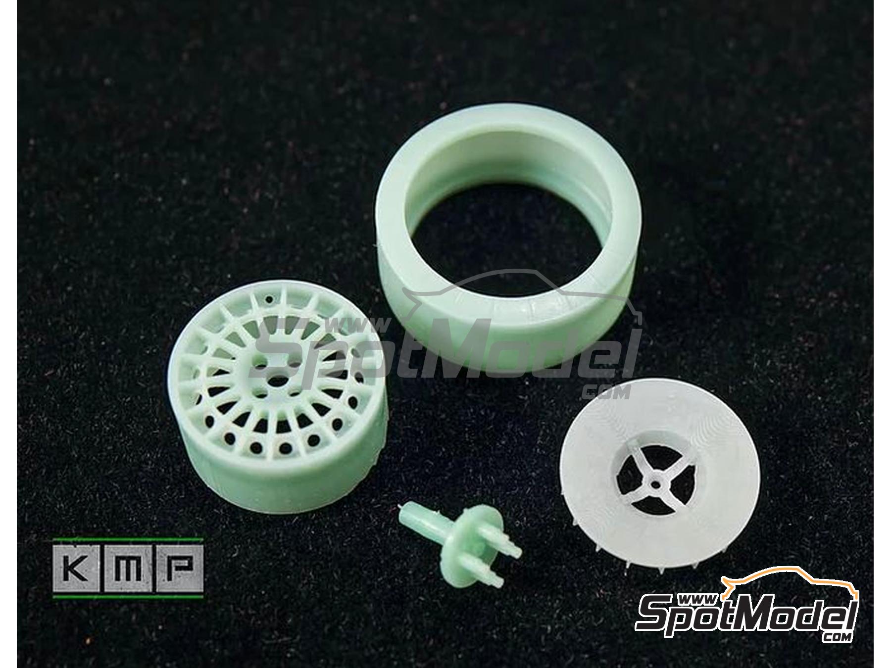 Image 1: Speedline for Lancia Delta HF 1992 | Rims and tyres set in 1/24 scale manufactured by KMP Kool Models Production (ref.&nbsp;KMP-TK24004, also TK24004)