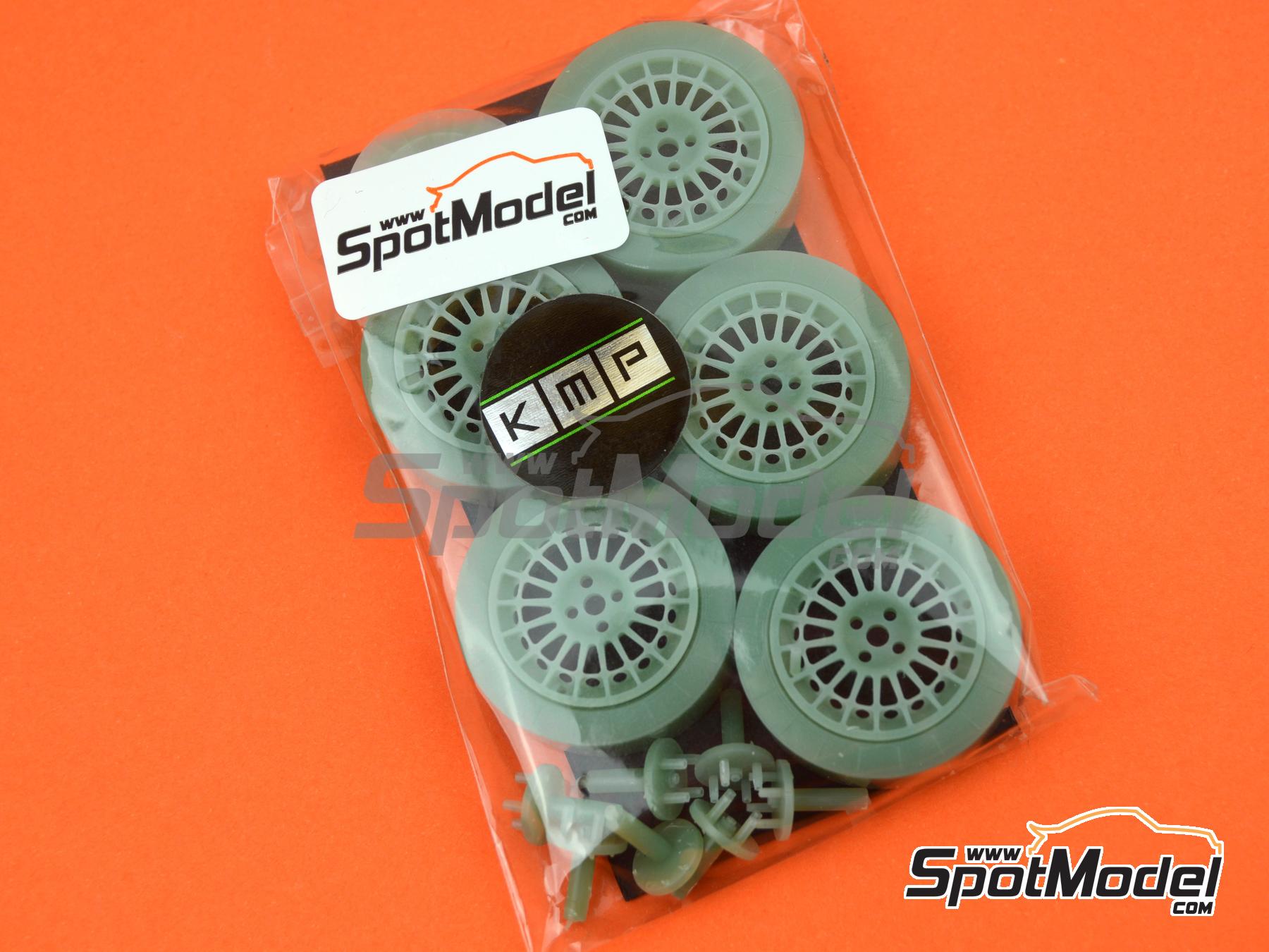 Image 4: Speedline for Lancia Delta HF 1992 | Rims and tyres set in 1/24 scale manufactured by KMP Kool Models Production (ref.&nbsp;KMP-TK24004, also TK24004)