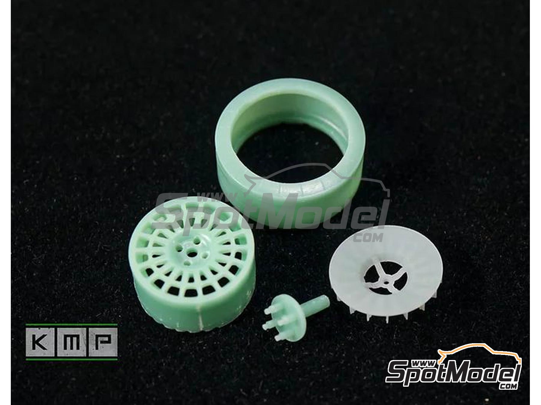 Image 1: Speedline for Lancia Delta HF 1993 | Rims and tyres set in 1/24 scale manufactured by KMP Kool Models Production (ref.&nbsp;KMP-TK24005, also TK24005)