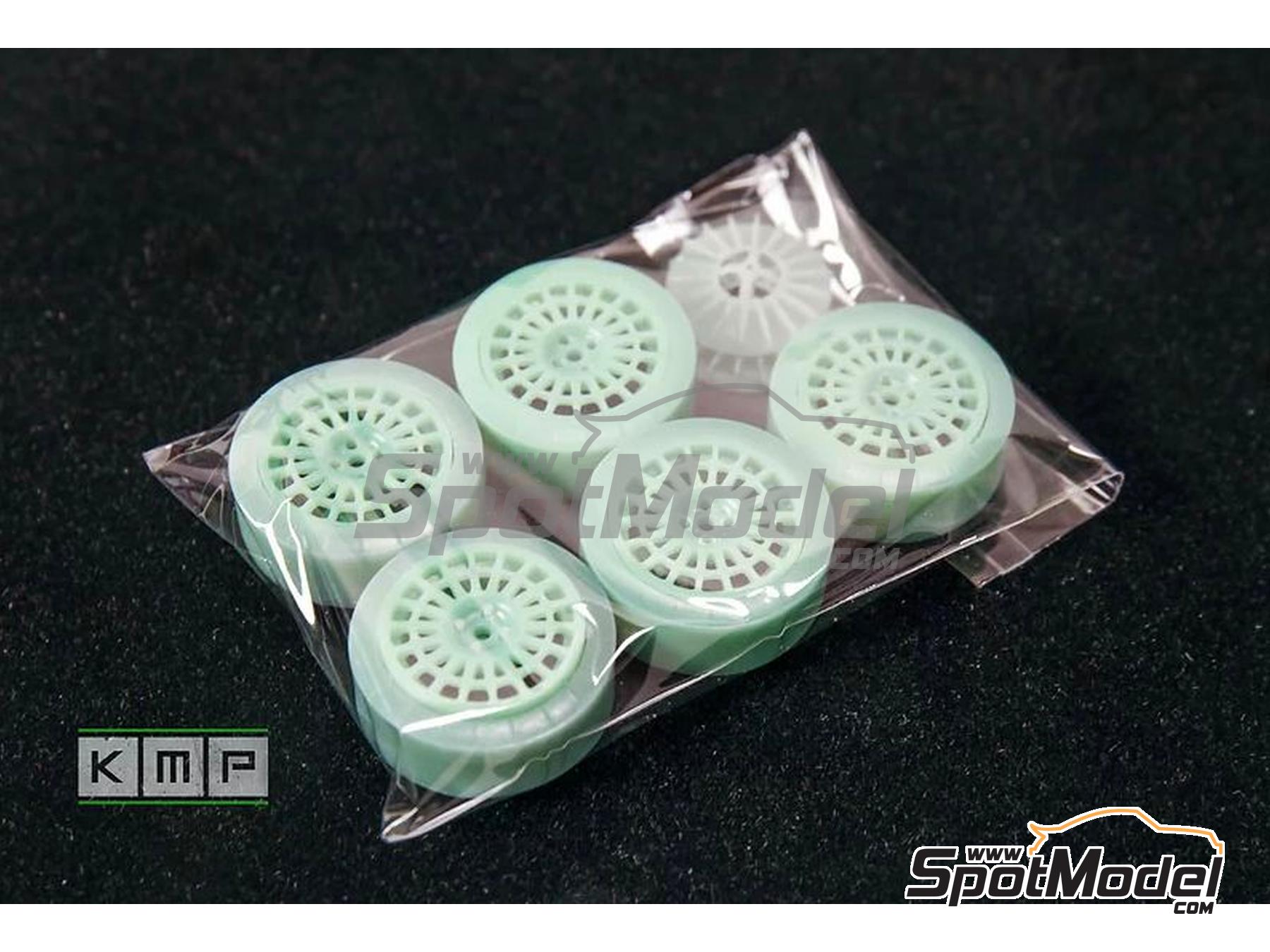 Image 2: Speedline for Lancia Delta HF 1993 | Rims and tyres set in 1/24 scale manufactured by KMP Kool Models Production (ref.&nbsp;KMP-TK24005, also TK24005)
