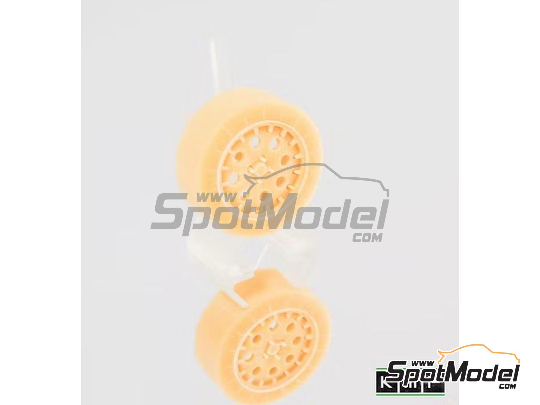 Image 4: Lancia Delta 16V | Rims and tyres set in 1/24 scale manufactured by KMP Kool Models Production (ref.&nbsp;KMP-TK24030, also TK24030)