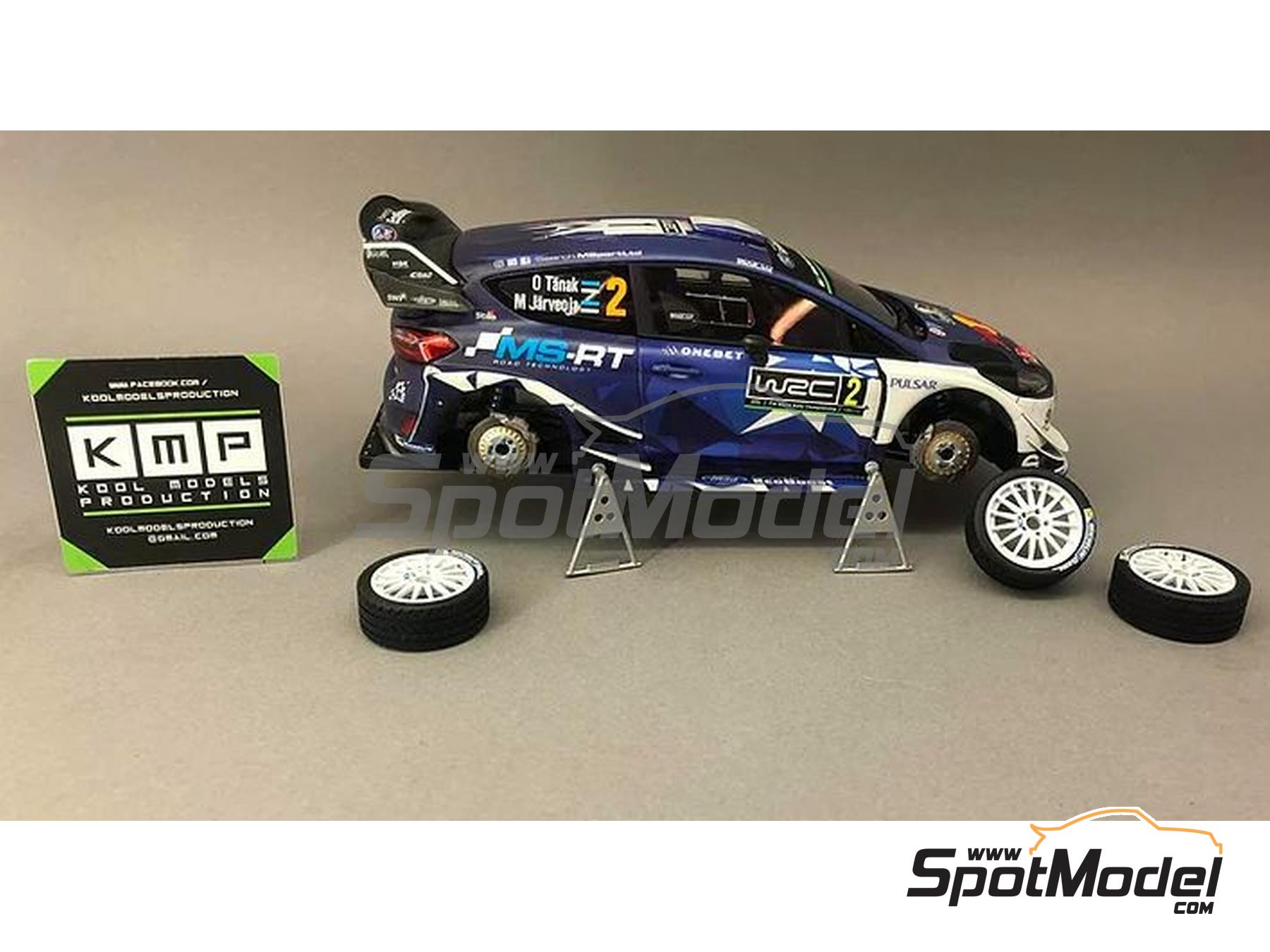 Image 2: Ford Fiesta WRC -  2017 | Set de conversión a asfalto en escala 1/24 fabricado por KMP Kool Models Production (ref. KMP-TK24040, tambien TK24040)