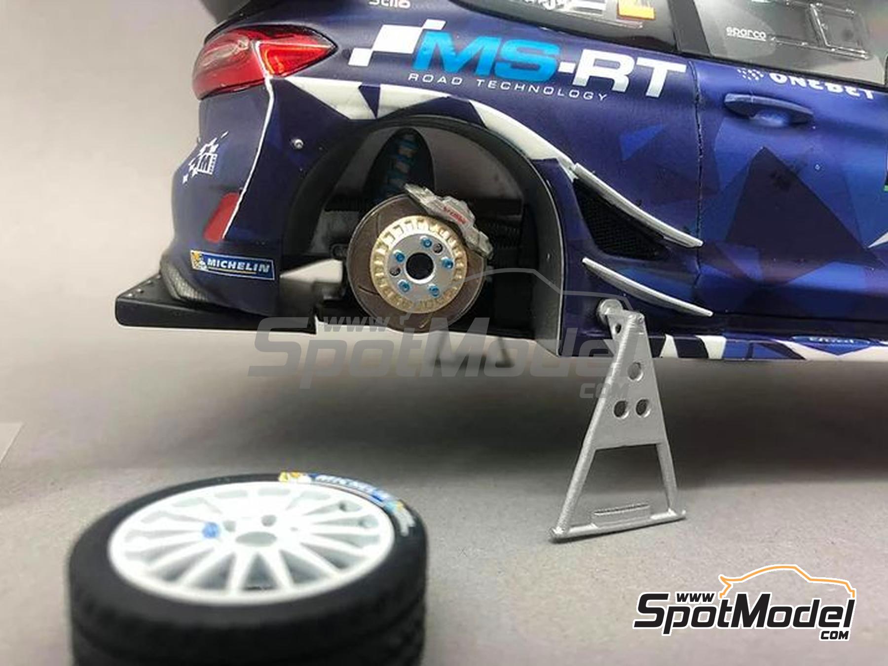 Image 3: Ford Fiesta WRC -  2017 | Set de conversión a asfalto en escala 1/24 fabricado por KMP Kool Models Production (ref. KMP-TK24040, tambien TK24040)