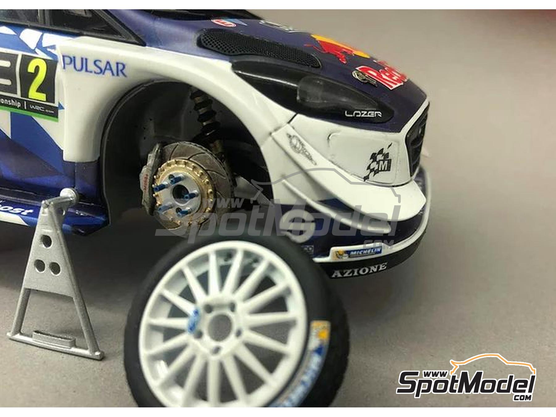 Image 4: Ford Fiesta WRC -  2017 | Set de conversión a asfalto en escala 1/24 fabricado por KMP Kool Models Production (ref. KMP-TK24040, tambien TK24040)