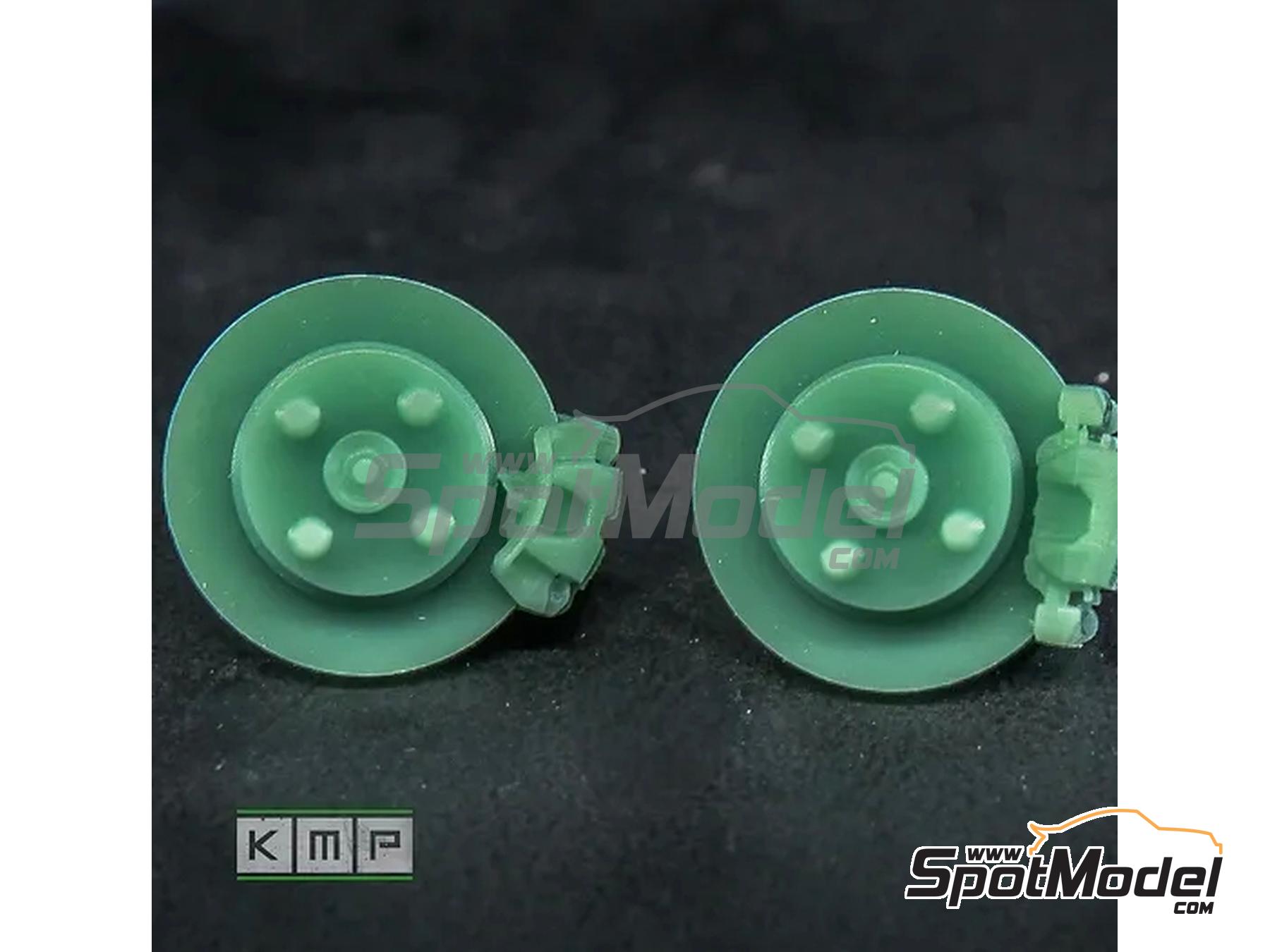 Image 3: Campagnolo "Stellone" 13 pulgadas - Fiat 124 Abarth | Set de llantas y neum&aacute;ticos en escala&nbsp;1/24 fabricado por KMP Kool Models Production (ref.&nbsp;KMP-TK24048, tambien TK24048)