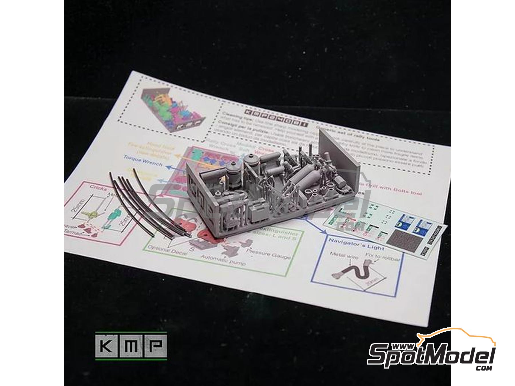 Image 1: Rally Interiors super detailing set | Detail up set in 1/24 scale manufactured by KMP Kool Models Production (ref.&nbsp;KMP-TK24081, also TK24081)
