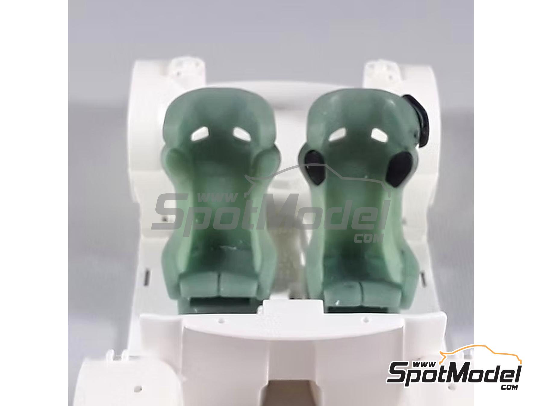 Image 3: Recaro WRC Hans Racing Seats | Seat in 1/24 scale manufactured by KMP Kool Models Production (ref.&nbsp;KMP-TK24084, also TK24084)