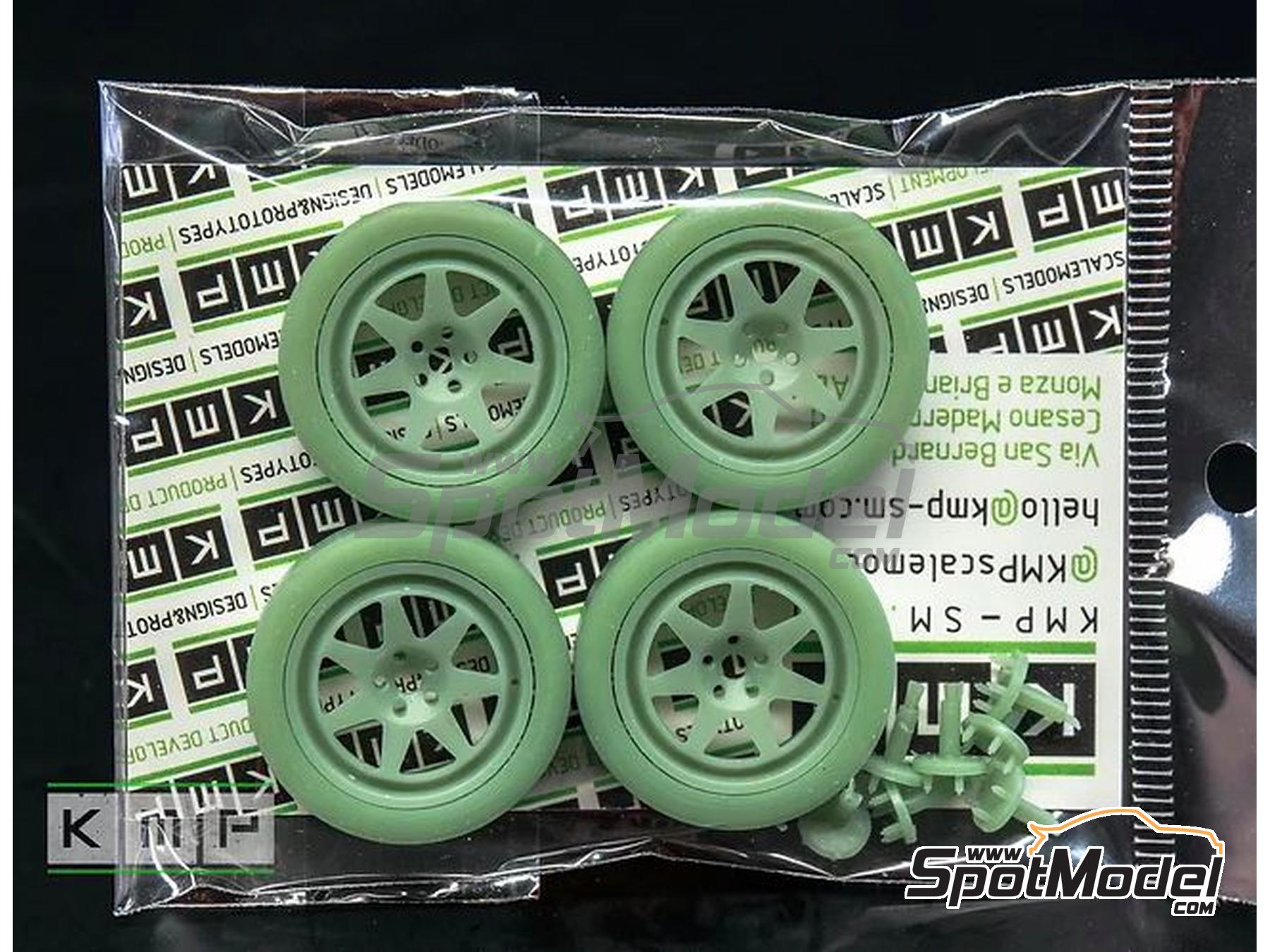KMP Kool Models Production TK24137: Rims and tyres set 1/24 scale ...
