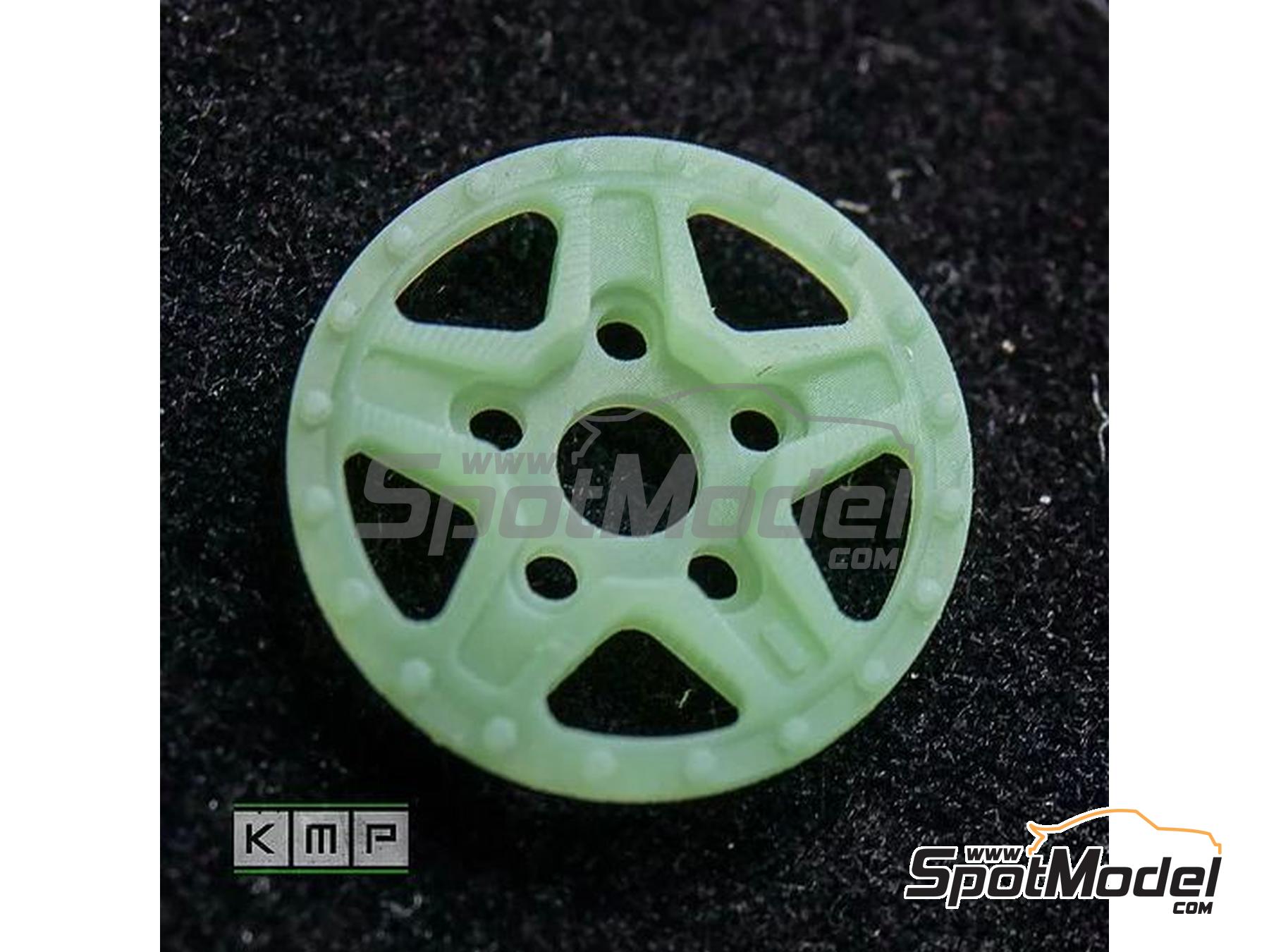 Image 2: Nori para Lancia 037 Evo2 | Set de llantas y neum&aacute;ticos en escala&nbsp;1/24 fabricado por KMP Kool Models Production (ref.&nbsp;KMP-TK24145, tambien TK24145)