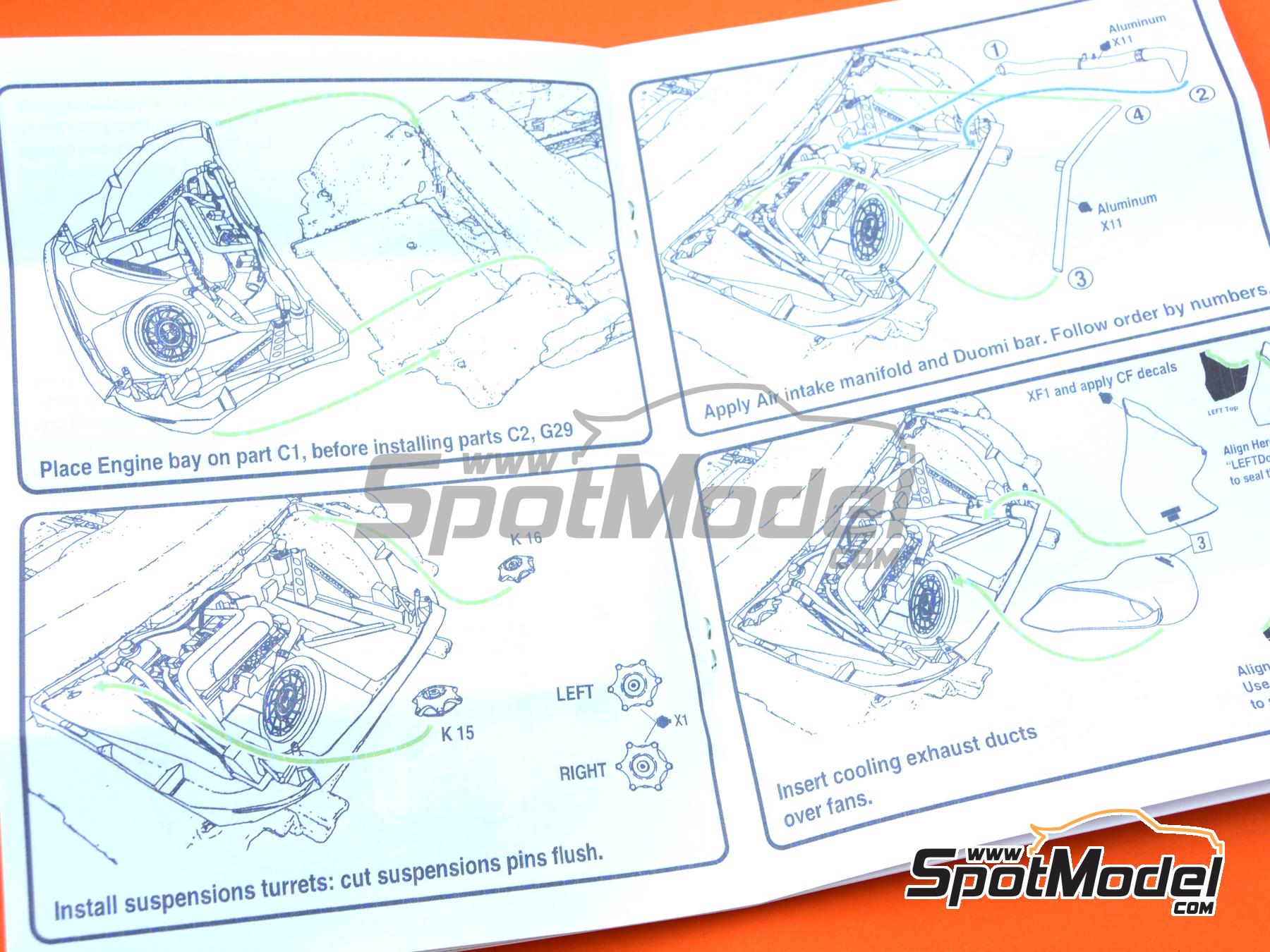 Image 7: Ford Fiesta WRC | Detail up set in 1/24 scale manufactured by KMP Kool Models Production (ref.&nbsp;KMP-TK24169, also TK24169)