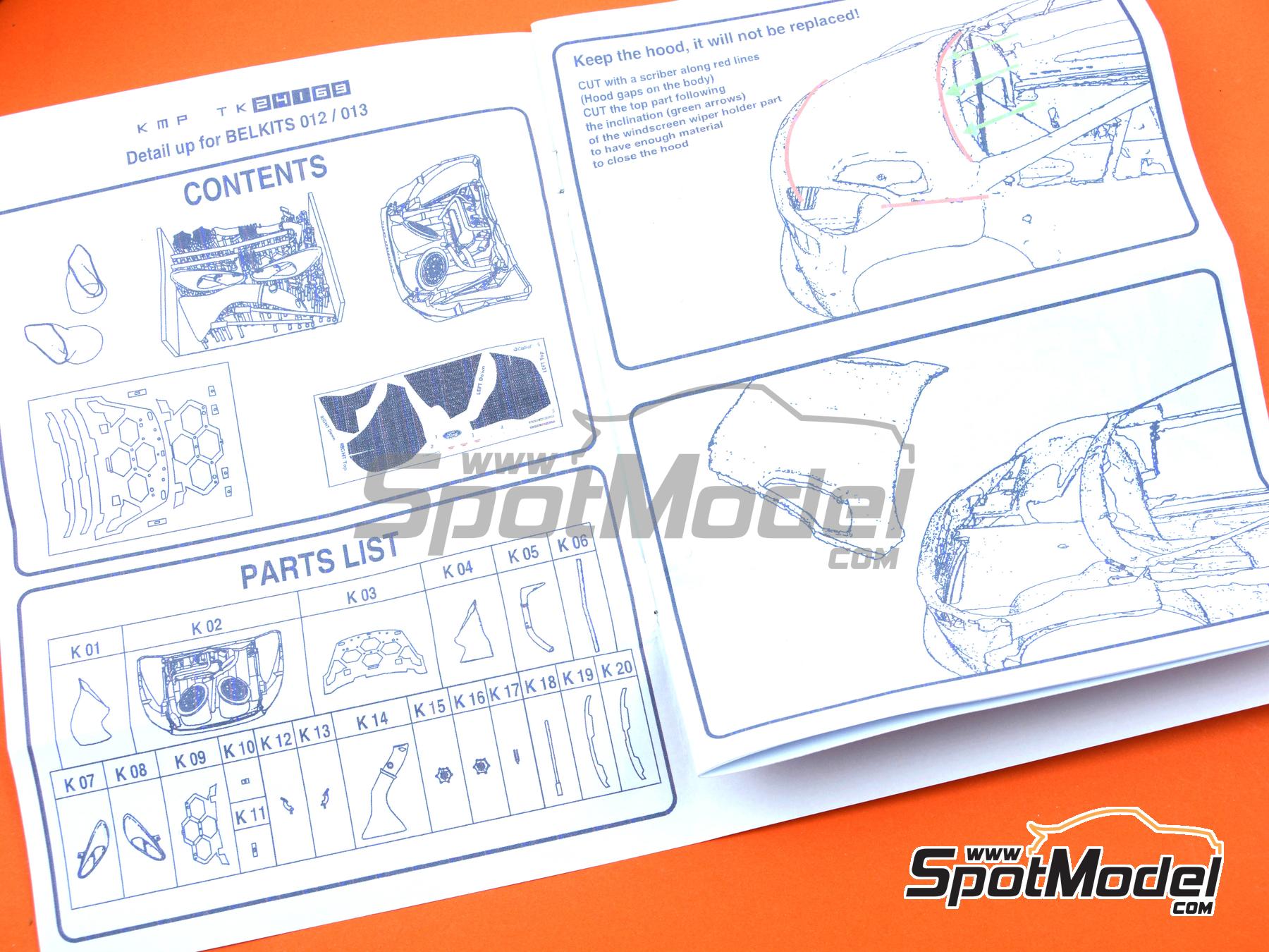 Image 9: Ford Fiesta WRC | Detail up set in 1/24 scale manufactured by KMP Kool Models Production (ref.&nbsp;KMP-TK24169, also TK24169)