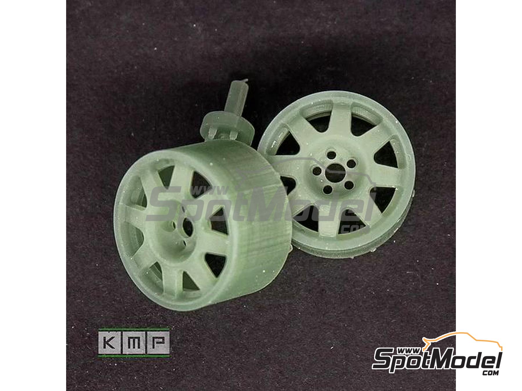 Image 1: Speedline Gravel rims for Subaru Impreza | Rims in 1/24 scale manufactured by KMP Kool Models Production (ref.&nbsp;KMP-TK24176, also TK24176)