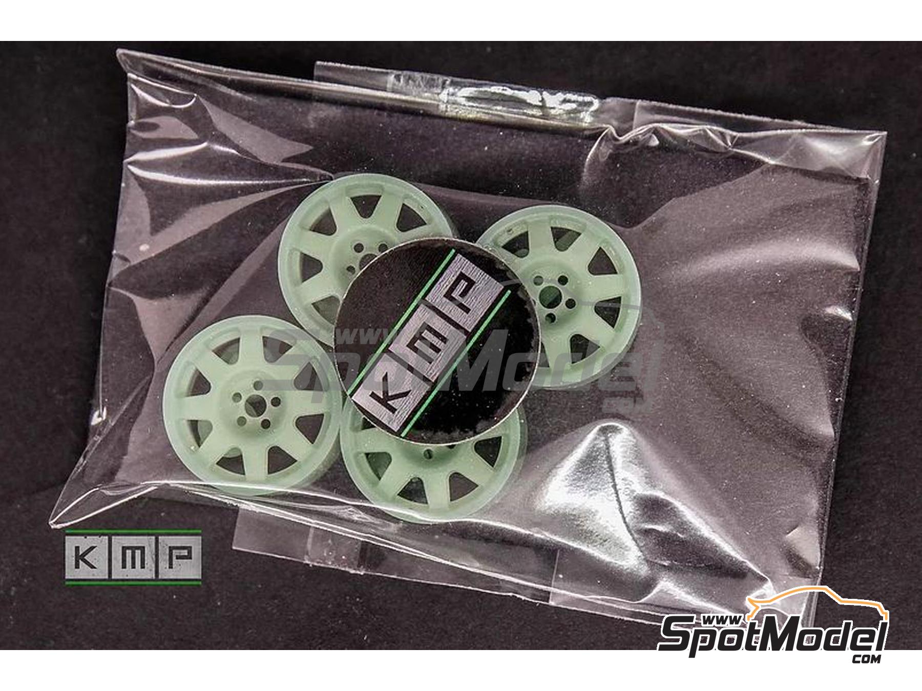 Image 3: Speedline Gravel rims for Subaru Impreza | Rims in 1/24 scale manufactured by KMP Kool Models Production (ref.&nbsp;KMP-TK24176, also TK24176)