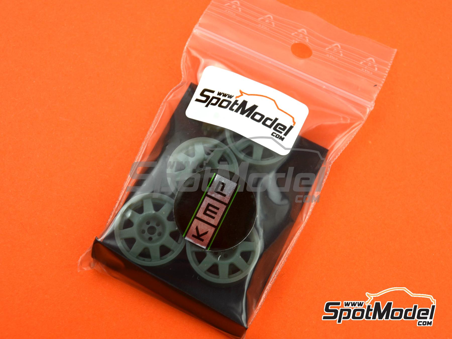 Image 5: Speedline Gravel rims for Subaru Impreza | Rims in 1/24 scale manufactured by KMP Kool Models Production (ref.&nbsp;KMP-TK24176, also TK24176)