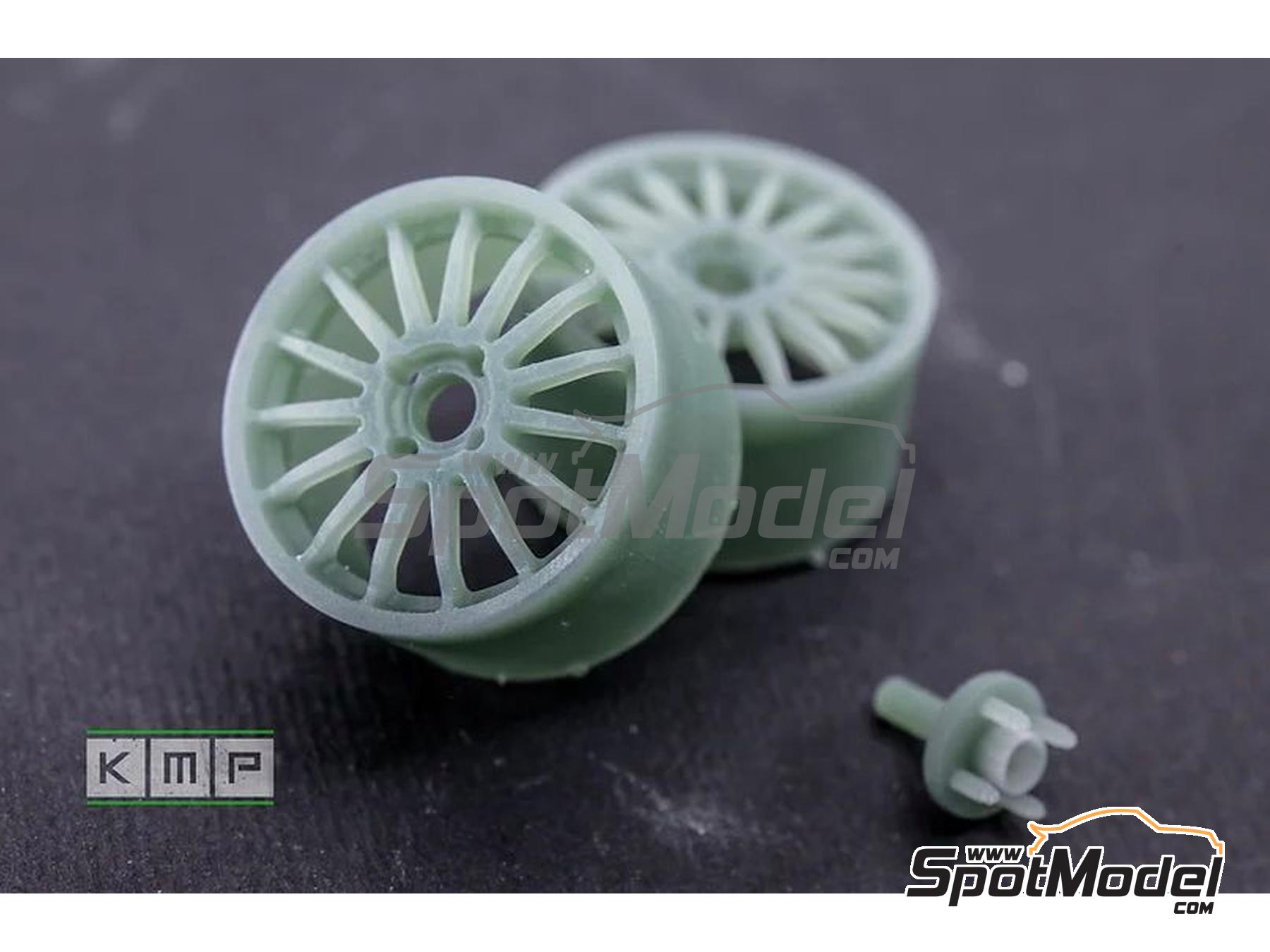 Image 1: Ford Focus WRC 4 bolts | Rims in 1/24 scale manufactured by KMP Kool Models Production (ref.&nbsp;KMP-TK24179, also TK24179)