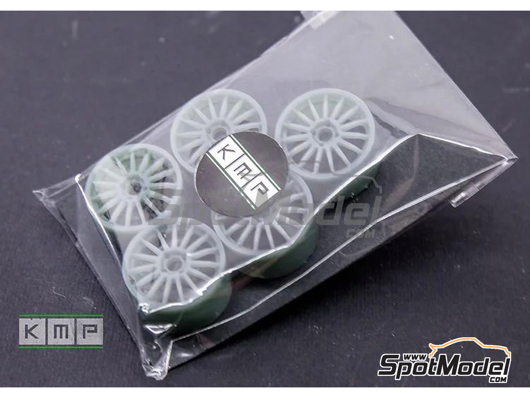 Image 2: Ford Focus WRC 4 bolts | Rims in 1/24 scale manufactured by KMP Kool Models Production (ref.&nbsp;KMP-TK24179, also TK24179)