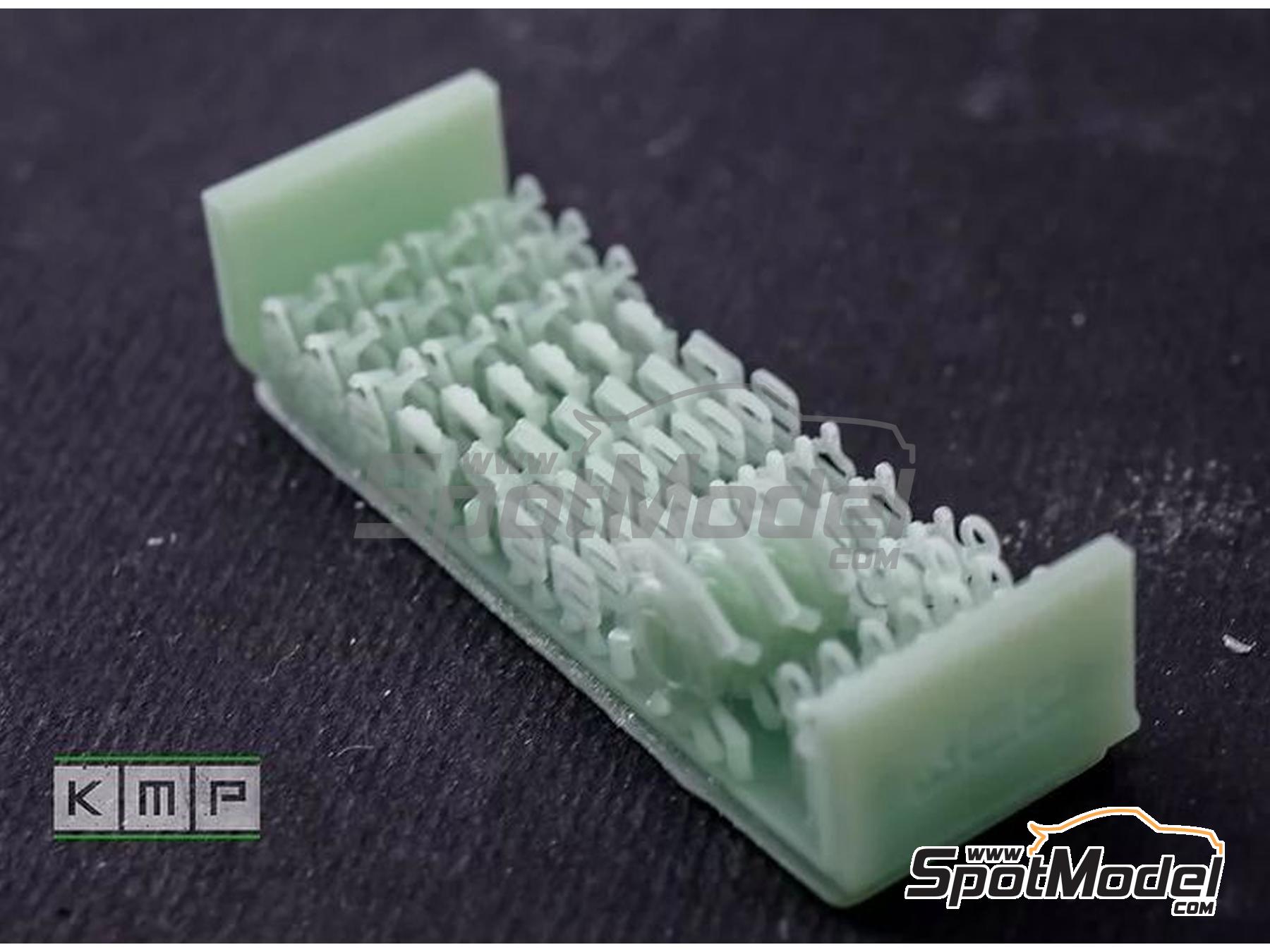 Image 2: Rally-Racing Seatbelts buckles | Seatbelts in 1/24 scale manufactured by KMP Kool Models Production (ref.&nbsp;KMP-TK24201, also TK24201)