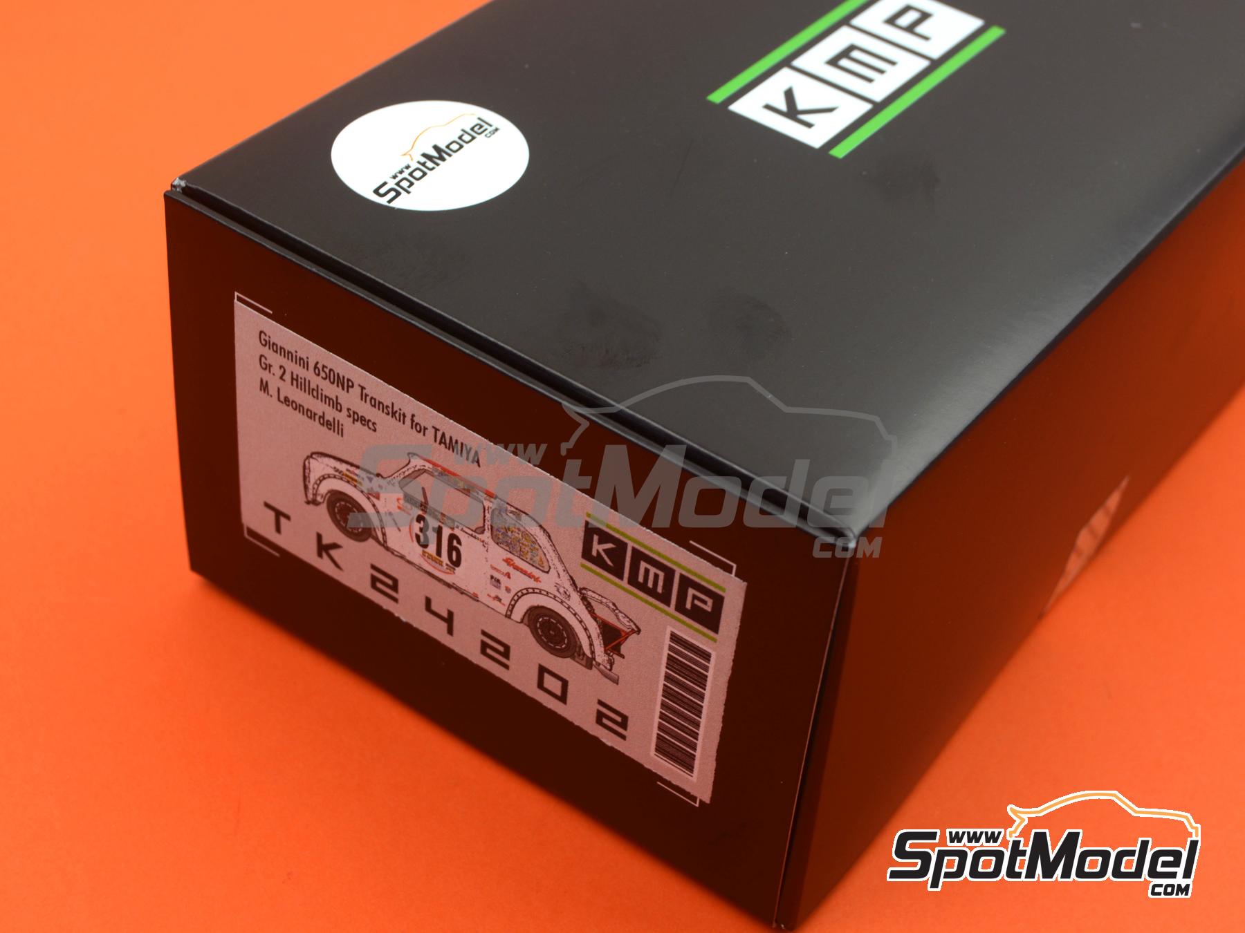 Image 7: Fiat 650 NP Group 2 sponsored by Giannini - Trento Bondone Hill Climb 2018 | Marking / livery in 1/24 scale manufactured by KMP Kool Models Production (ref.&nbsp;KMP-TK24202, also TK24202)