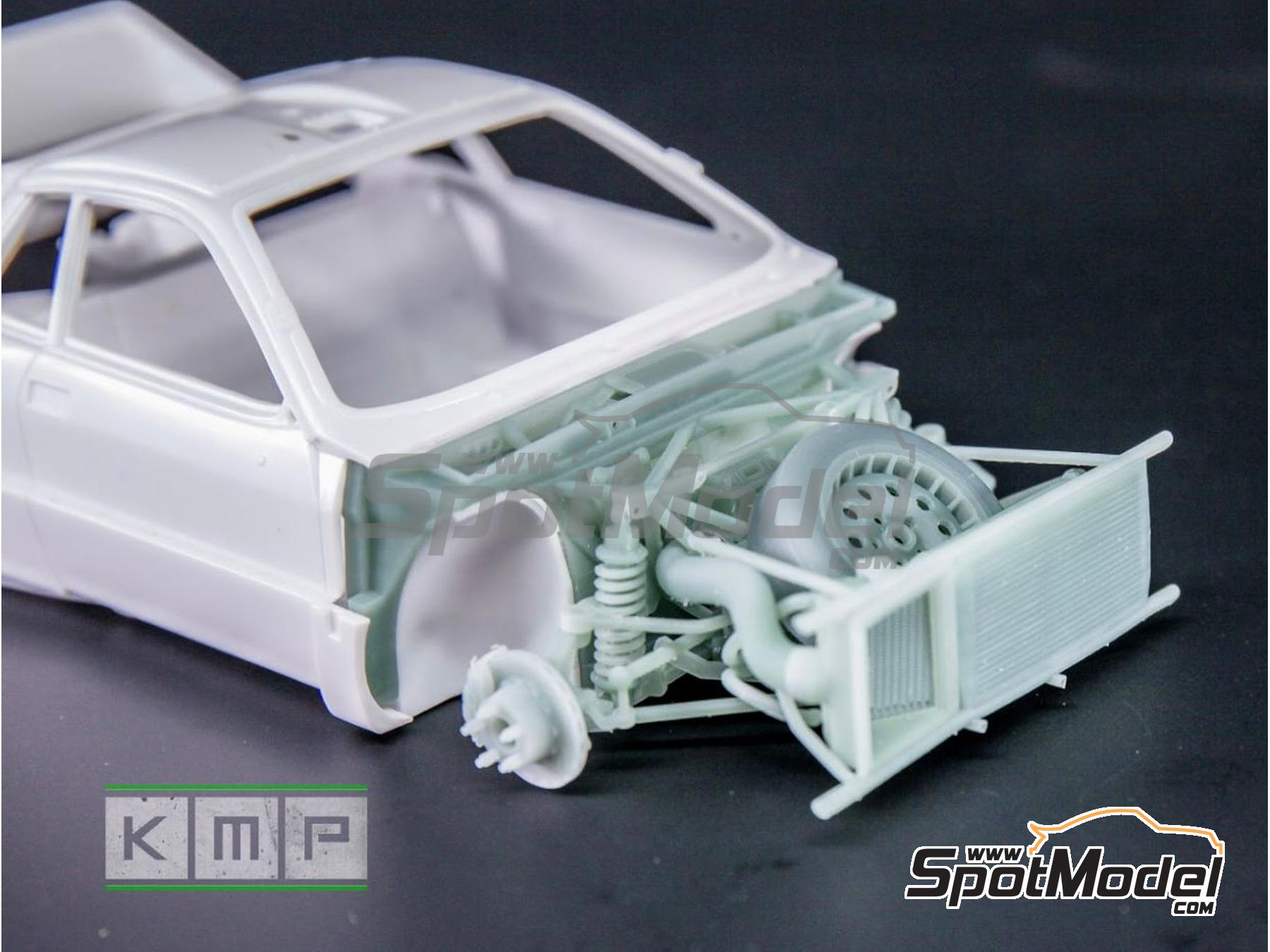 Image 2: Lancia Rally 037: Front suspensions | Detail up set in 1/24 scale manufactured by KMP Kool Models Production (ref.&nbsp;KMP-TK24205, also TK24205)