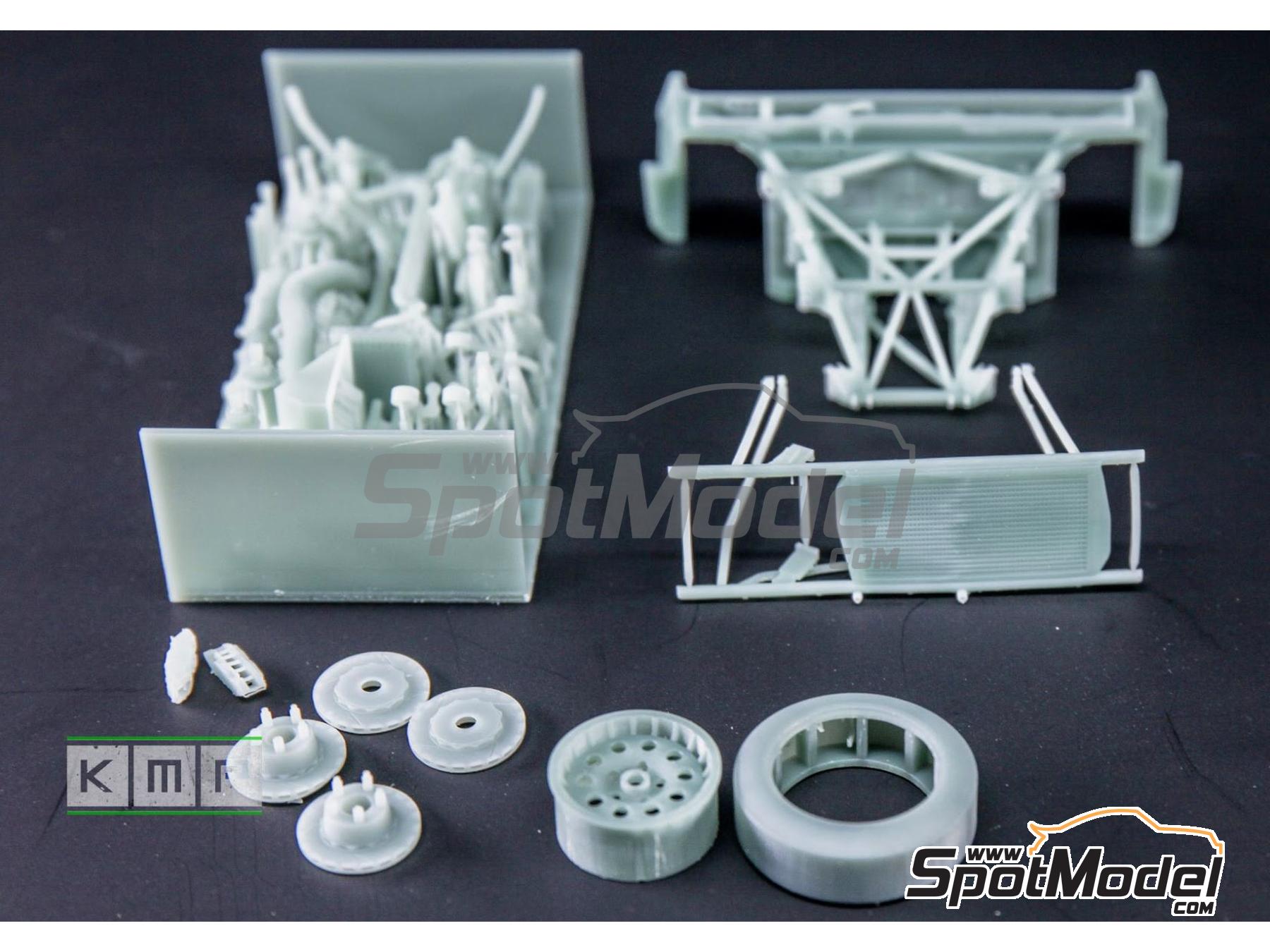 Image 3: Lancia Rally 037: Front suspensions | Detail up set in 1/24 scale manufactured by KMP Kool Models Production (ref.&nbsp;KMP-TK24205, also TK24205)