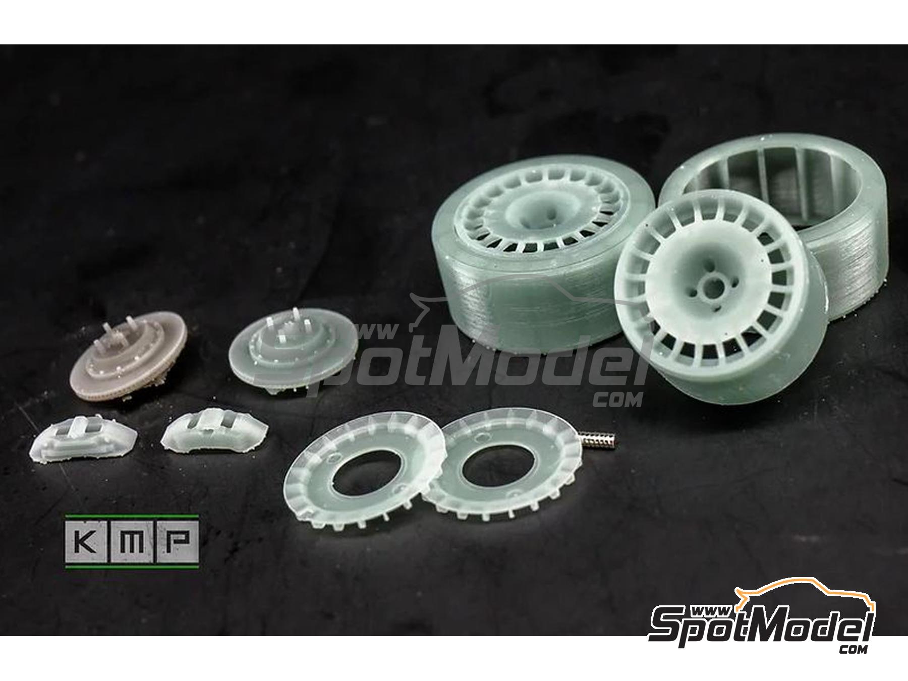 Image 3: OZ 17 Inches for Ford Sierra Cosworth 4x4 | Rims and tyres set in 1/24 scale manufactured by KMP Kool Models Production (ref.&nbsp;KMP-TK24213, also TK24213)