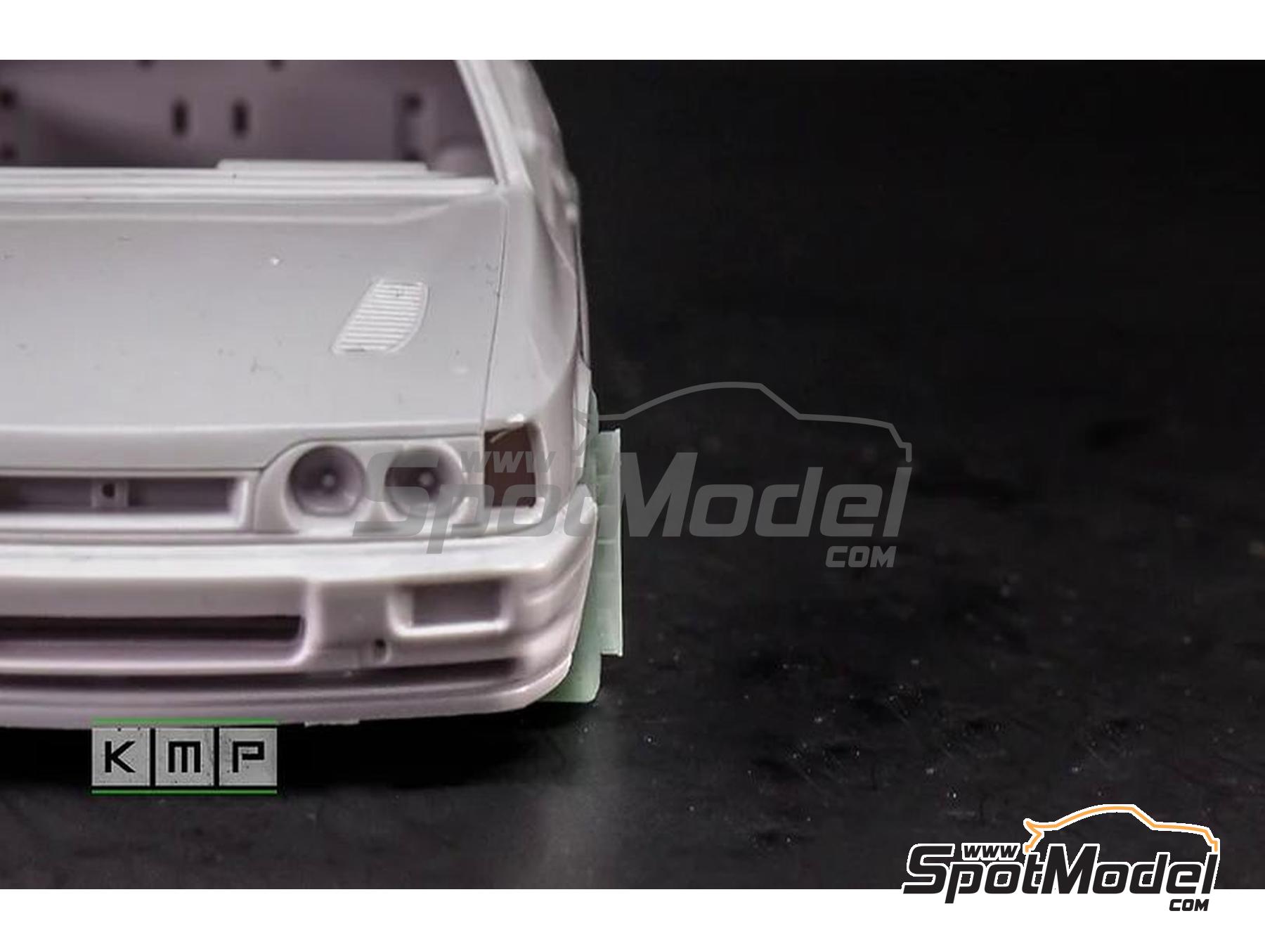 Image 3: Tecnomagnesio 17 pulgadas para Ford Sierra Cosworth 4x4 | Set de llantas y neumáticos en escala 1/24 fabricado por KMP Kool Models Production (ref. KMP-TK24214, tambien TK24214)