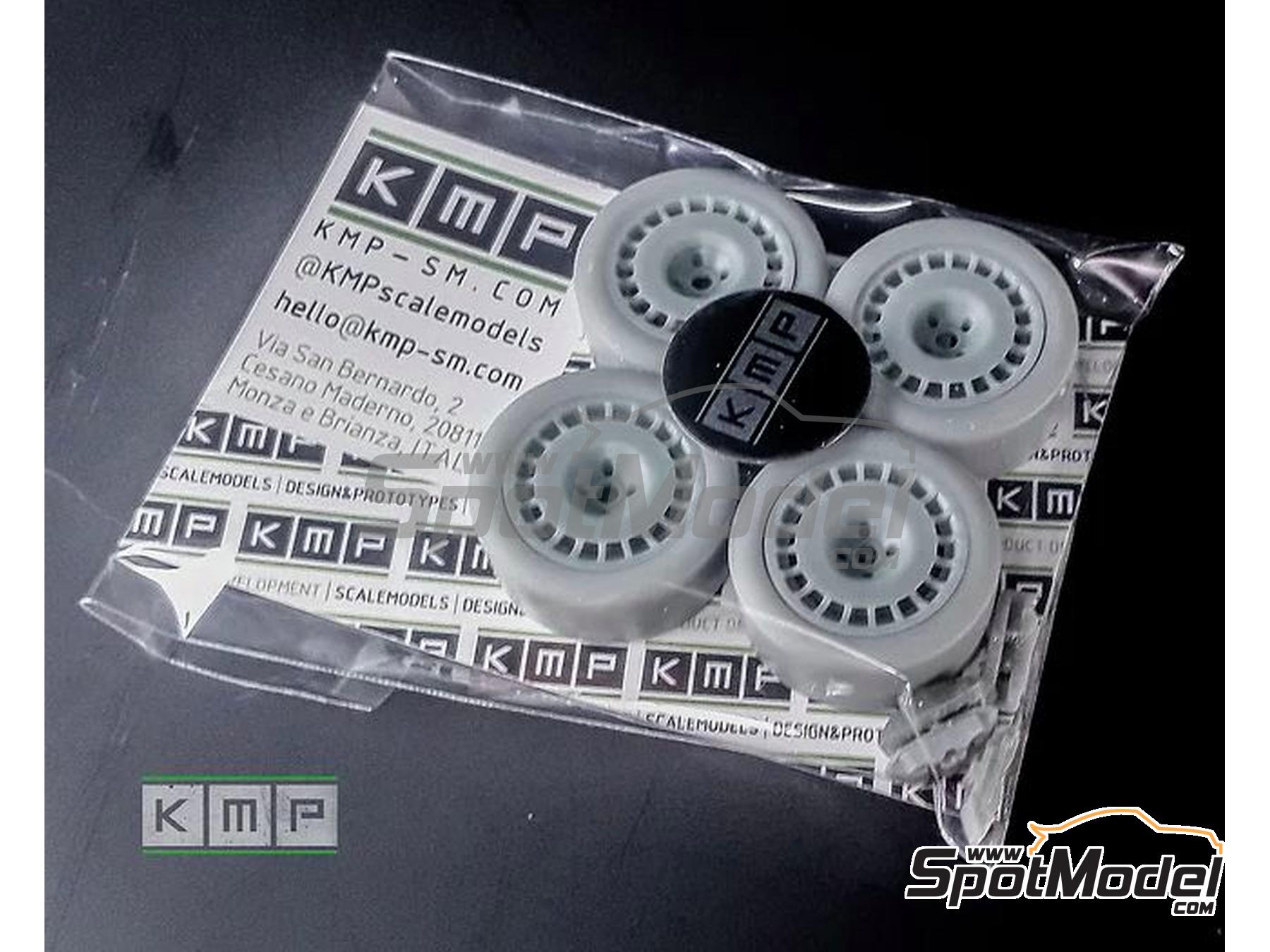Image 1: OZ 16 Inches for Ford Sierra Cosworth 4x4 | Rims and tyres set in 1/24 scale manufactured by KMP Kool Models Production (ref.&nbsp;KMP-TK24216, also TK24216)