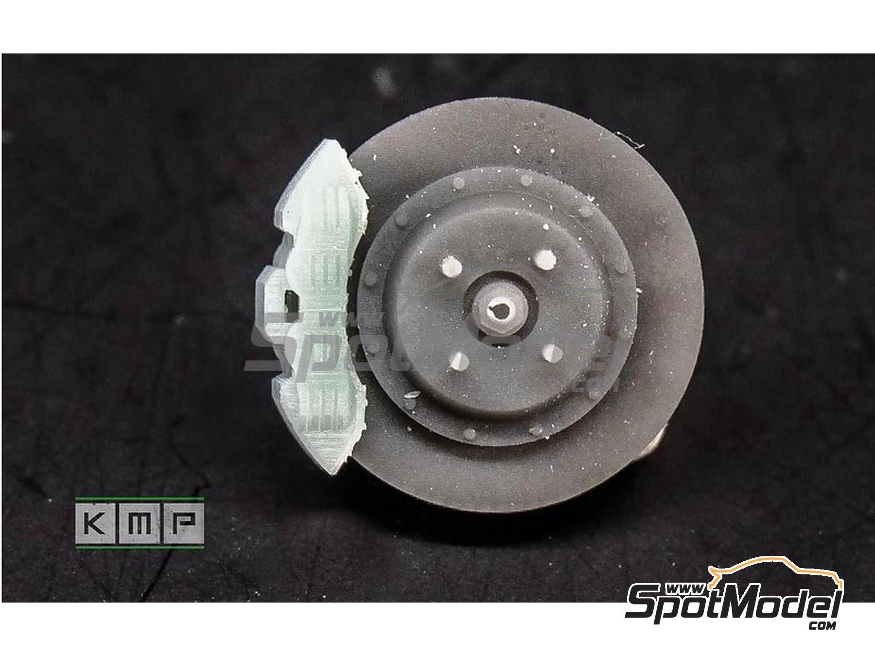 Image 2: OZ 16 Inches for Ford Sierra Cosworth 4x4 | Rims and tyres set in 1/24 scale manufactured by KMP Kool Models Production (ref.&nbsp;KMP-TK24216, also TK24216)