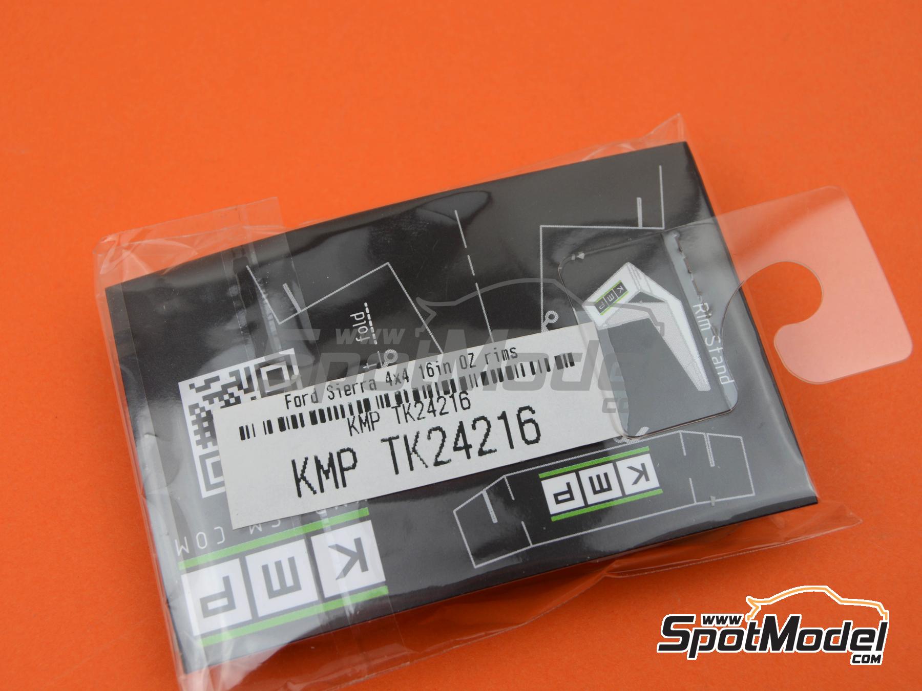 Image 4: OZ 16 Inches for Ford Sierra Cosworth 4x4 | Rims and tyres set in 1/24 scale manufactured by KMP Kool Models Production (ref.&nbsp;KMP-TK24216, also TK24216)