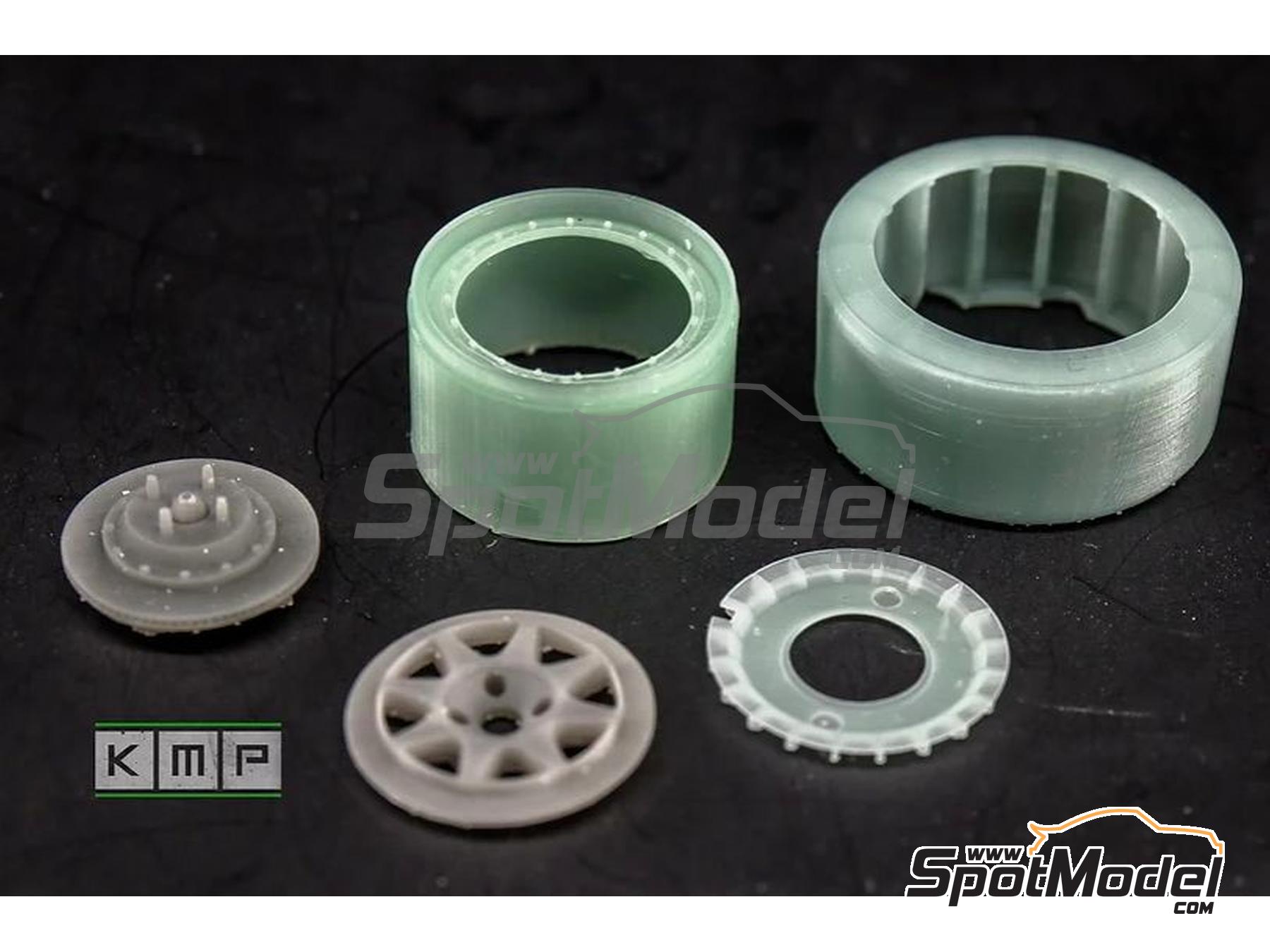 Image 5: Speedline 16 pulgadas para Ford Sierra Cosworth 4x4 | Set de llantas y neum&aacute;ticos en escala&nbsp;1/24 fabricado por KMP Kool Models Production (ref.&nbsp;KMP-TK24218, tambien TK24218)