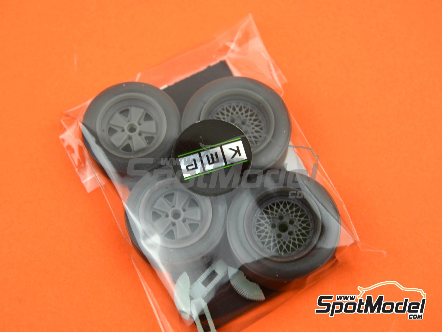 Image 4: BBS and Fuchs for Porsche 911SC RS | Rims and tyres set in 1/24 scale manufactured by KMP Kool Models Production (ref.&nbsp;KMP-TK24222, also TK24222)