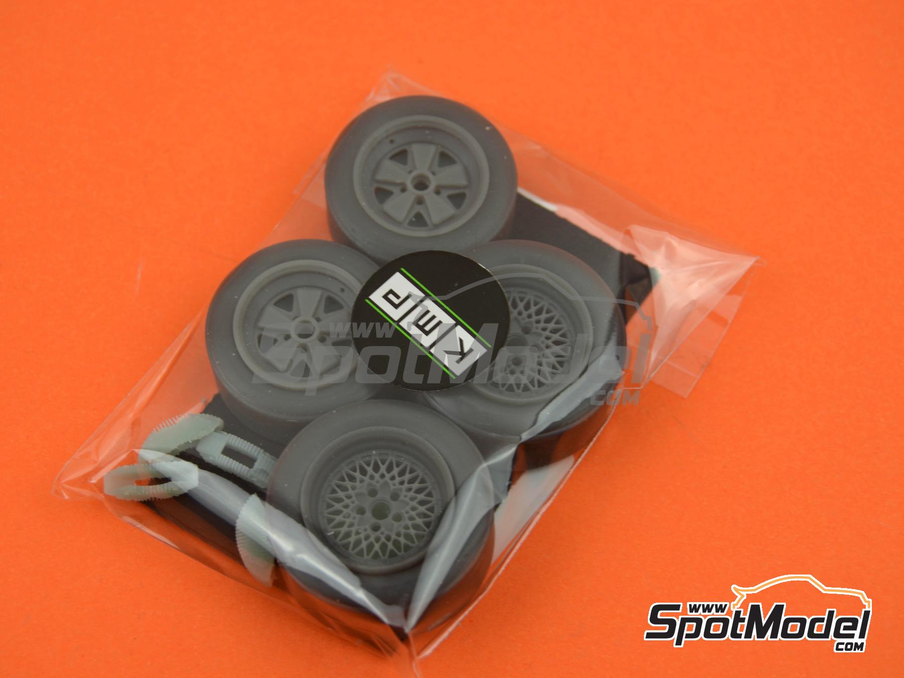 Image 5: BBS and Fuchs for Porsche 911SC RS | Rims and tyres set in 1/24 scale manufactured by KMP Kool Models Production (ref.&nbsp;KMP-TK24222, also TK24222)