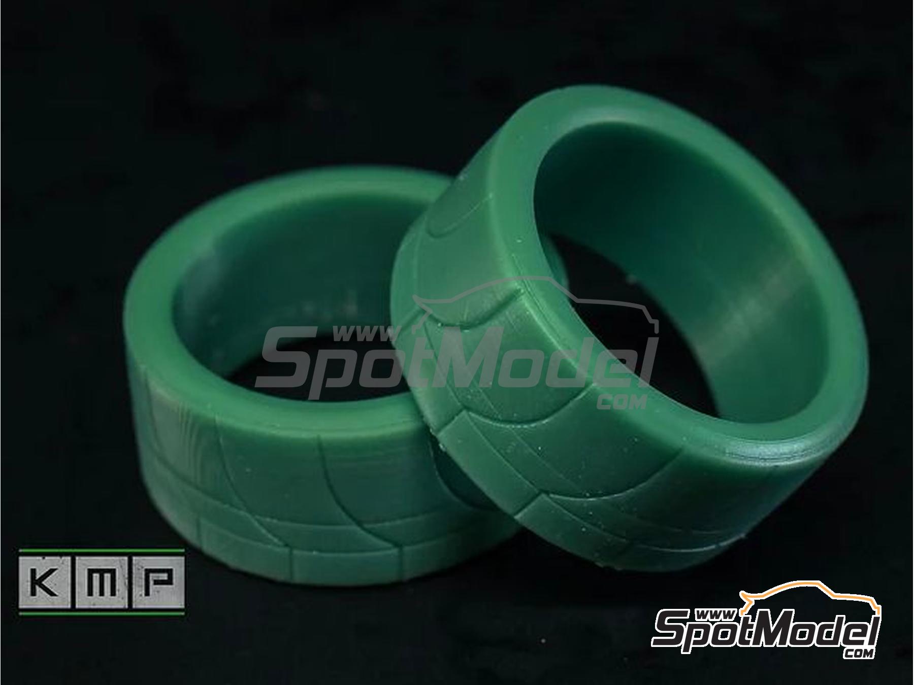 Image 1: DTM Intermediate Tires | Tyre set in 1/24 scale manufactured by KMP Kool Models Production (ref.&nbsp;KMP-TK24245, also TK24245)