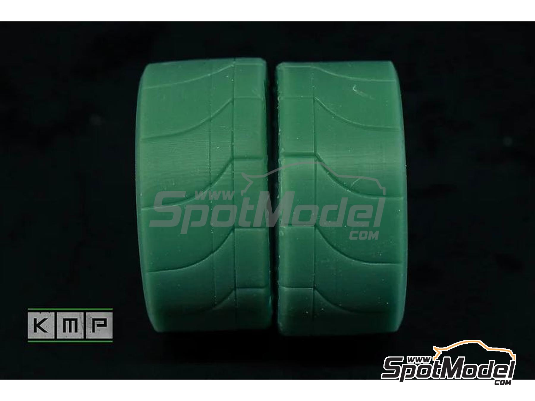 Image 2: DTM Intermediate Tires | Tyre set in 1/24 scale manufactured by KMP Kool Models Production (ref.&nbsp;KMP-TK24245, also TK24245)