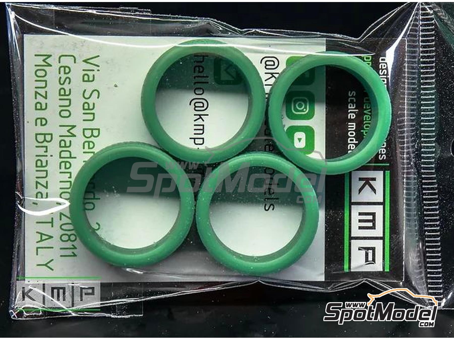 Image 3: DTM Intermediate Tires | Tyre set in 1/24 scale manufactured by KMP Kool Models Production (ref.&nbsp;KMP-TK24245, also TK24245)