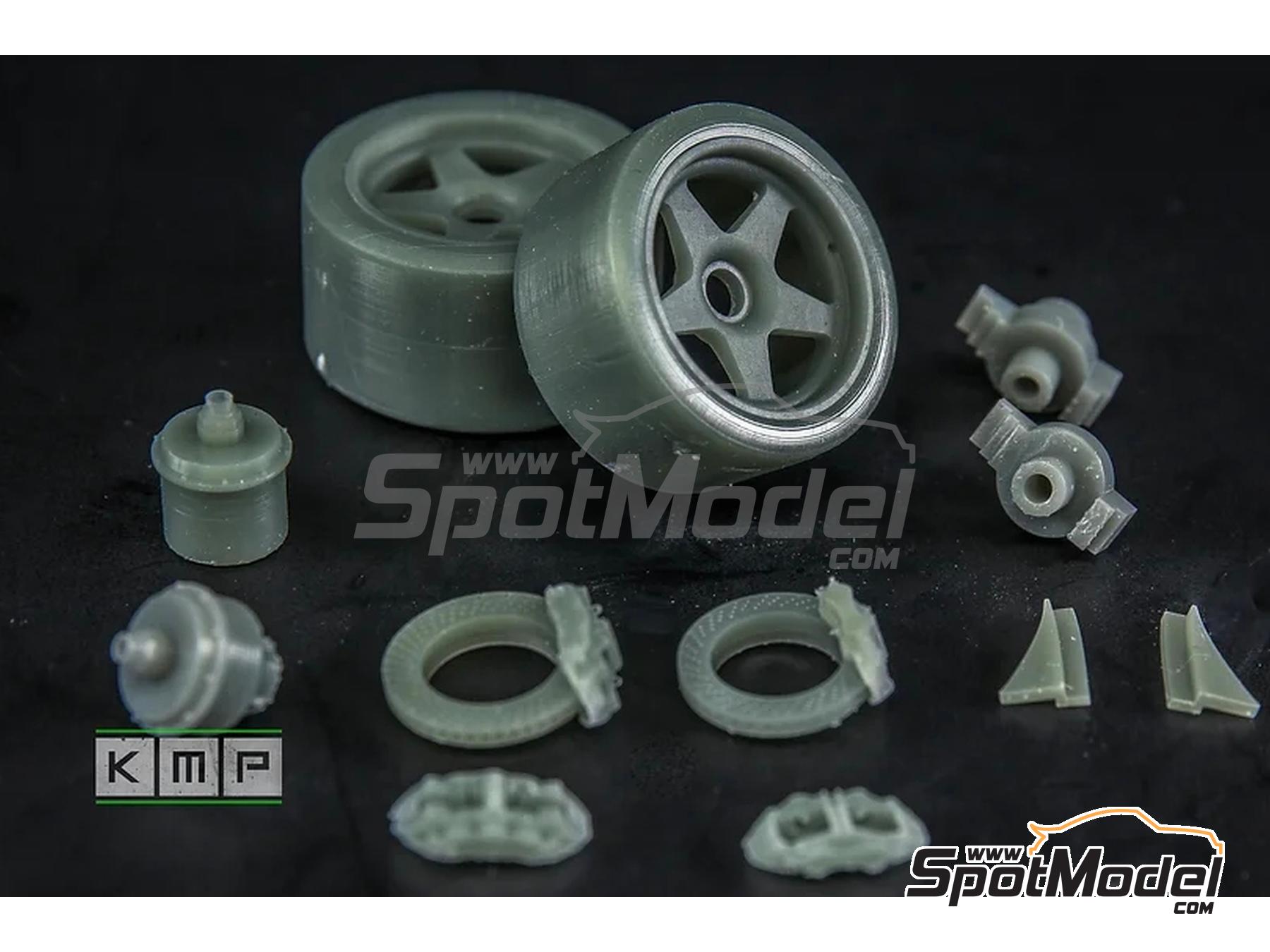 Image 3: Enkei 5 spokes - Ferrari F40 LM | Rims and tyres set in 1/24 scale manufactured by KMP Kool Models Production (ref.&nbsp;KMP-TK24249, also TK24249)