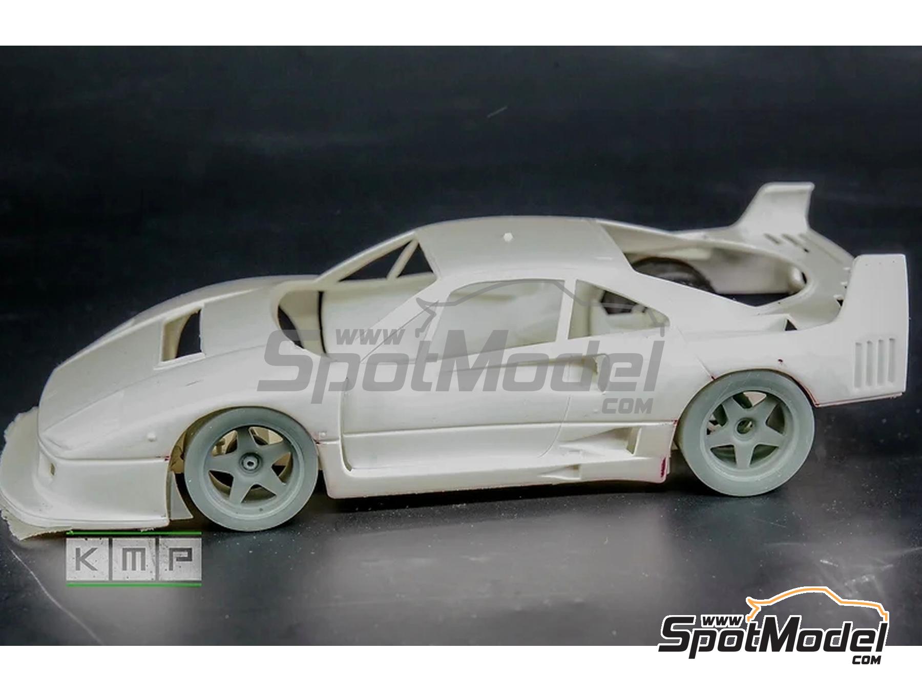 Image 4: Enkei 5 spokes - Ferrari F40 LM | Rims and tyres set in 1/24 scale manufactured by KMP Kool Models Production (ref.&nbsp;KMP-TK24249, also TK24249)