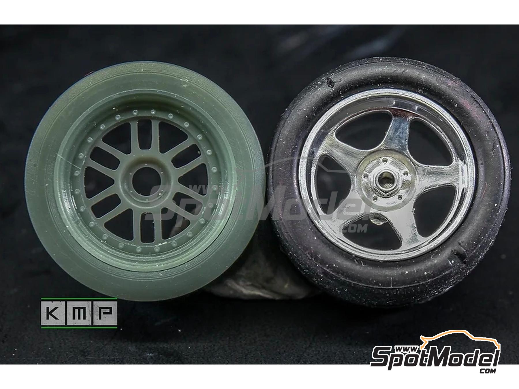 Image 3: Enkei - Ferrari F40 LM | Rims and tyres set in 1/24 scale manufactured by KMP Kool Models Production (ref. KMP-TK24250, also TK24250)