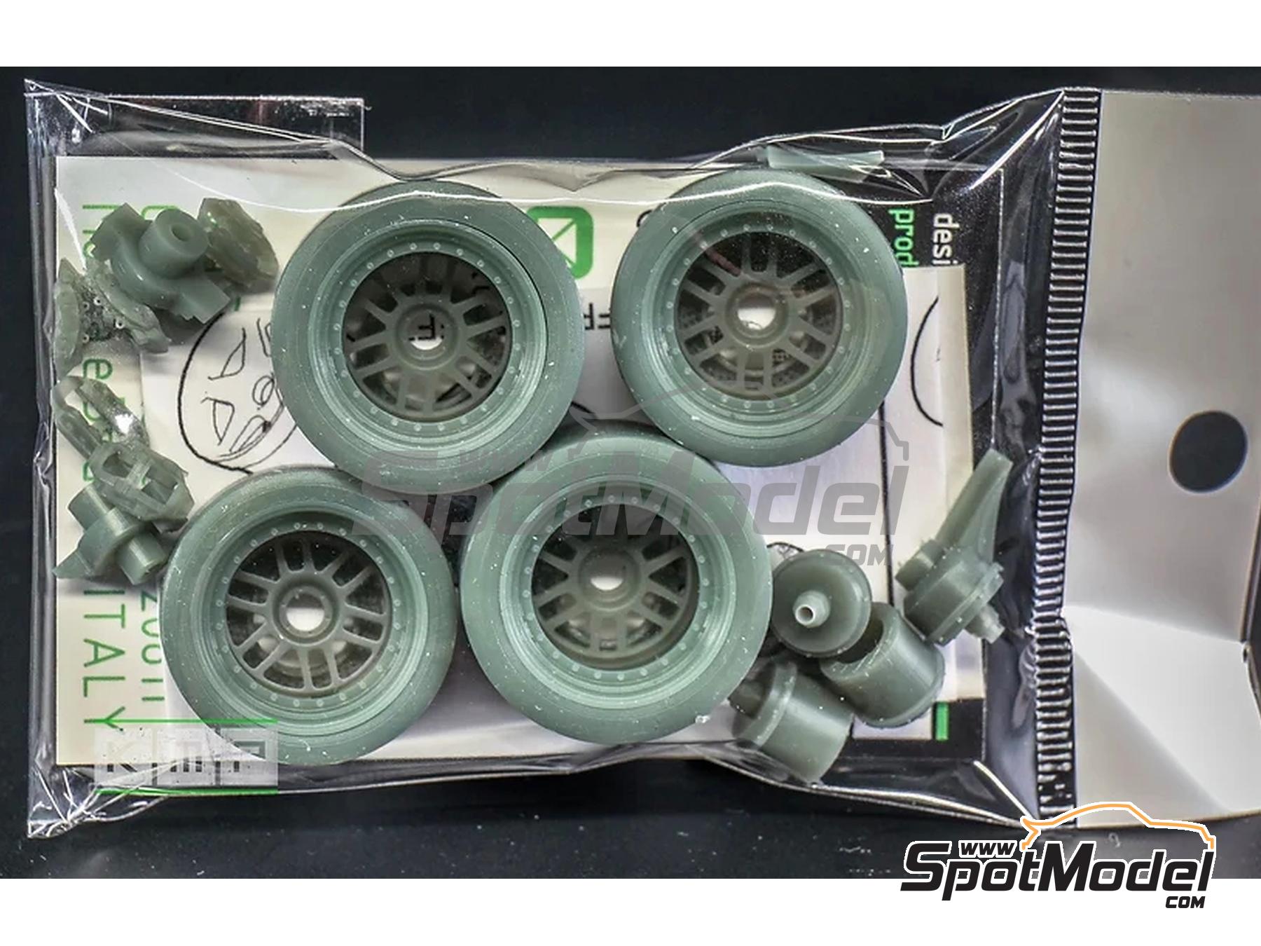 Image 8: Enkei - Ferrari F40 LM | Rims and tyres set in 1/24 scale manufactured by KMP Kool Models Production (ref. KMP-TK24250, also TK24250)