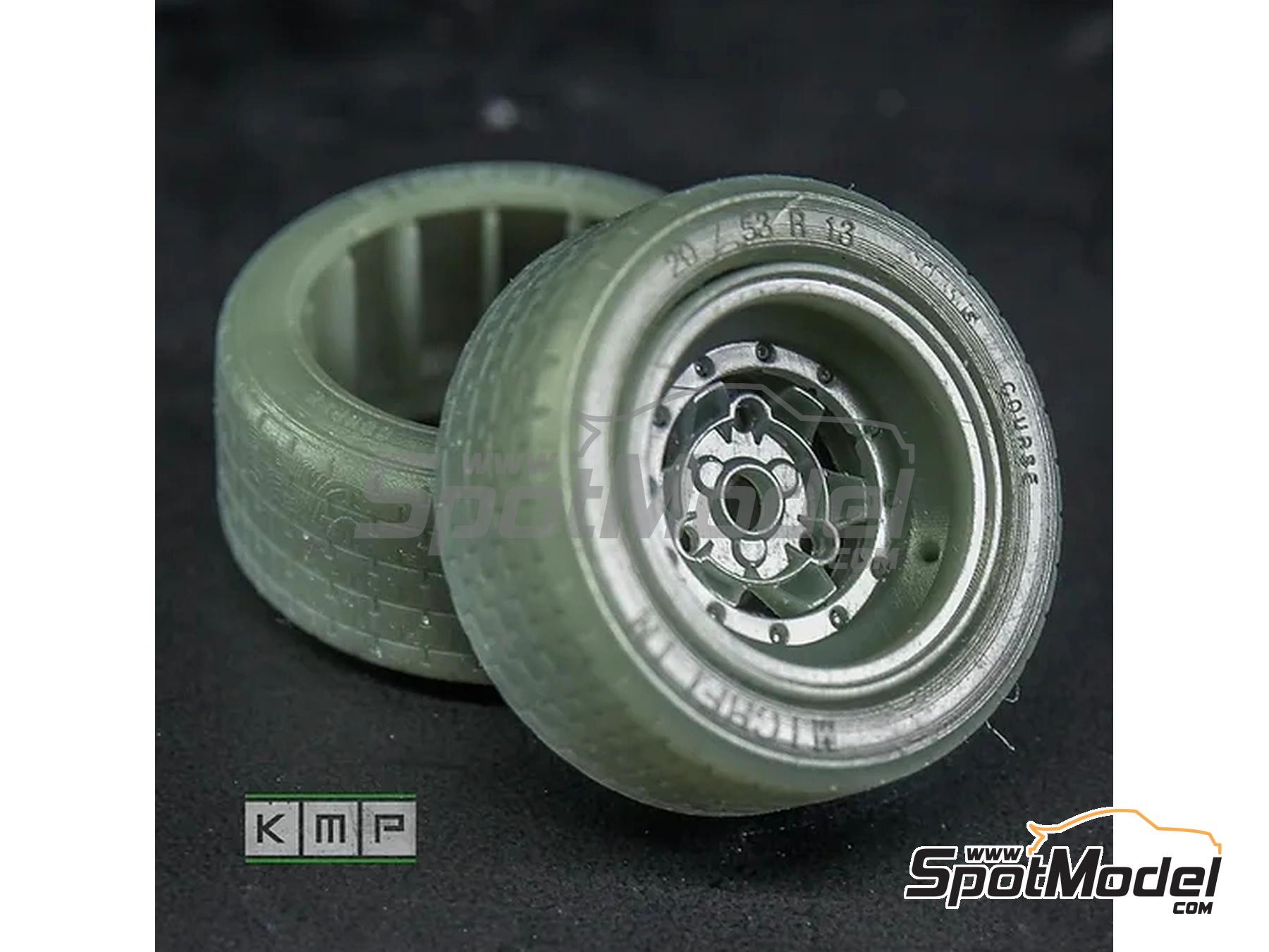 Image 1: Alpine A110 group 4 | Rims and tyres set in 1/24 scale manufactured by KMP Kool Models Production (ref. KMP-TK24251, also TK24251)