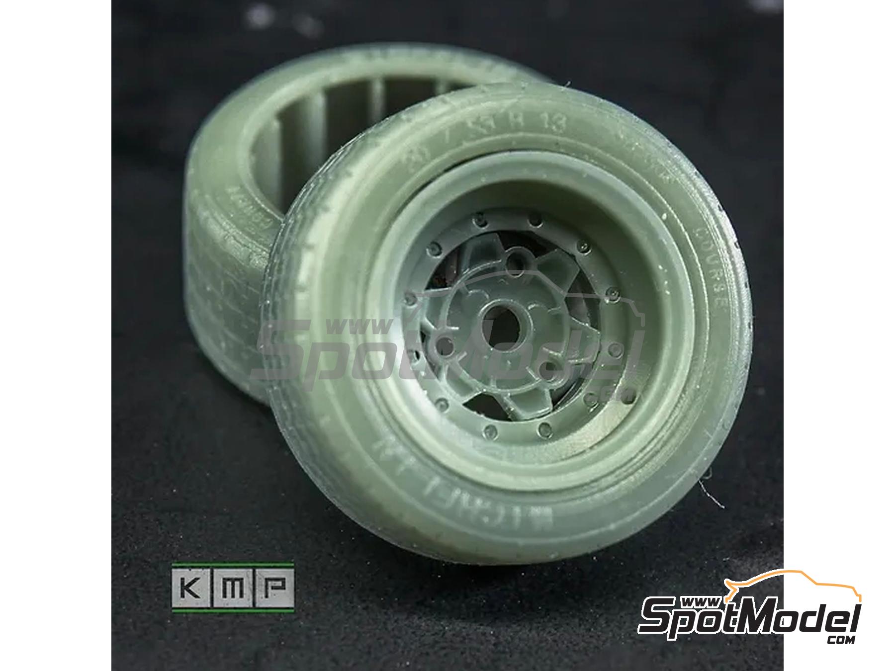 Image 2: Alpine A110 group 4 | Rims and tyres set in 1/24 scale manufactured by KMP Kool Models Production (ref. KMP-TK24251, also TK24251)