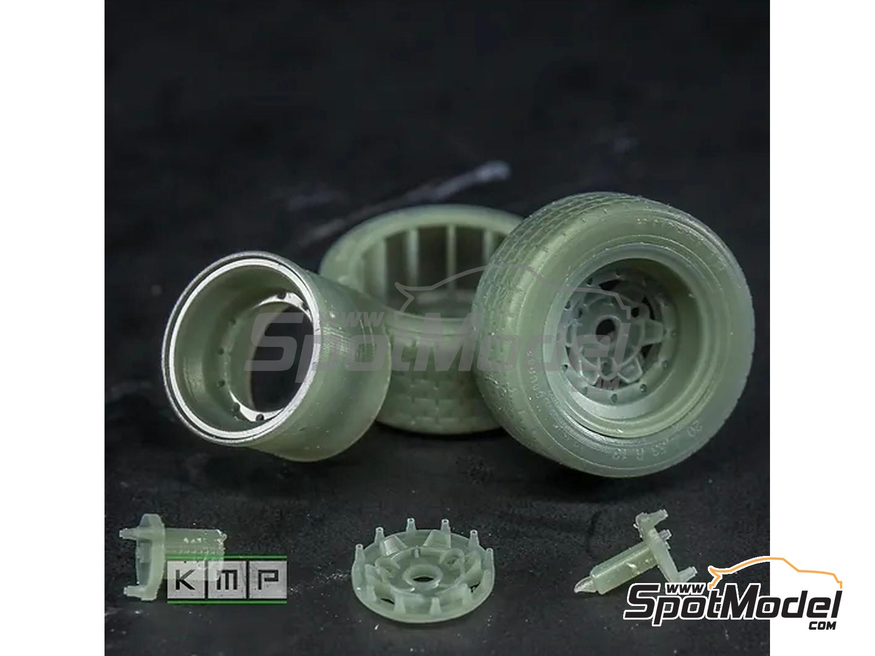 Image 3: Alpine A110 group 4 | Rims and tyres set in 1/24 scale manufactured by KMP Kool Models Production (ref. KMP-TK24251, also TK24251)