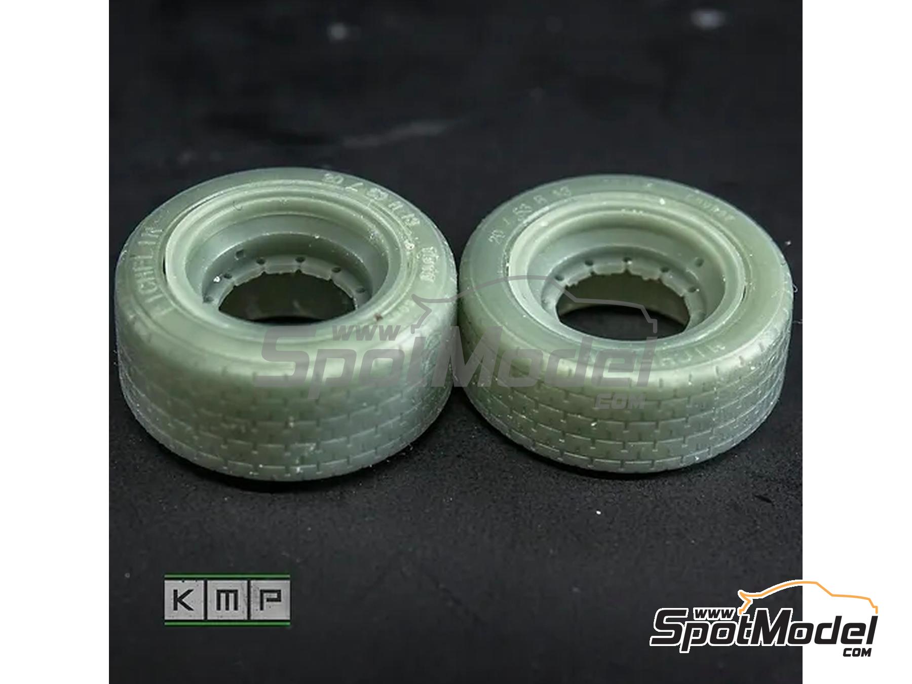 Image 4: Alpine A110 group 4 | Rims and tyres set in 1/24 scale manufactured by KMP Kool Models Production (ref. KMP-TK24251, also TK24251)