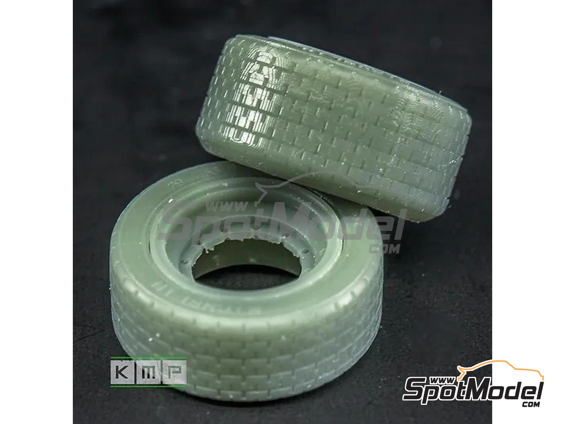 Image 5: Alpine A110 group 4 | Rims and tyres set in 1/24 scale manufactured by KMP Kool Models Production (ref. KMP-TK24251, also TK24251)