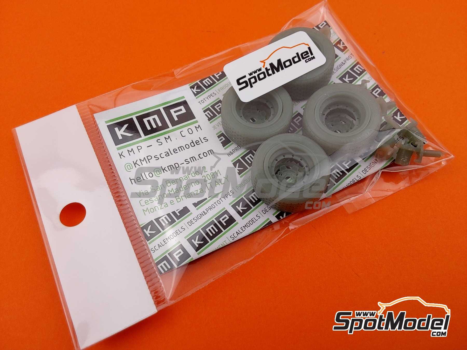 Image 7: Alpine A110 group 4 | Rims and tyres set in 1/24 scale manufactured by KMP Kool Models Production (ref. KMP-TK24251, also TK24251)