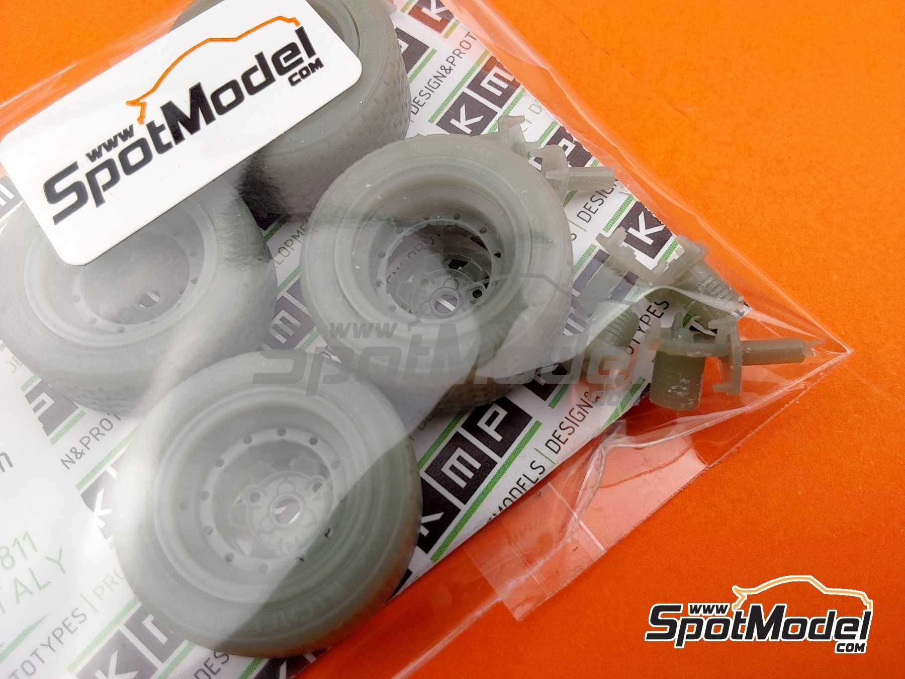 Image 8: Alpine A110 group 4 | Rims and tyres set in 1/24 scale manufactured by KMP Kool Models Production (ref. KMP-TK24251, also TK24251)