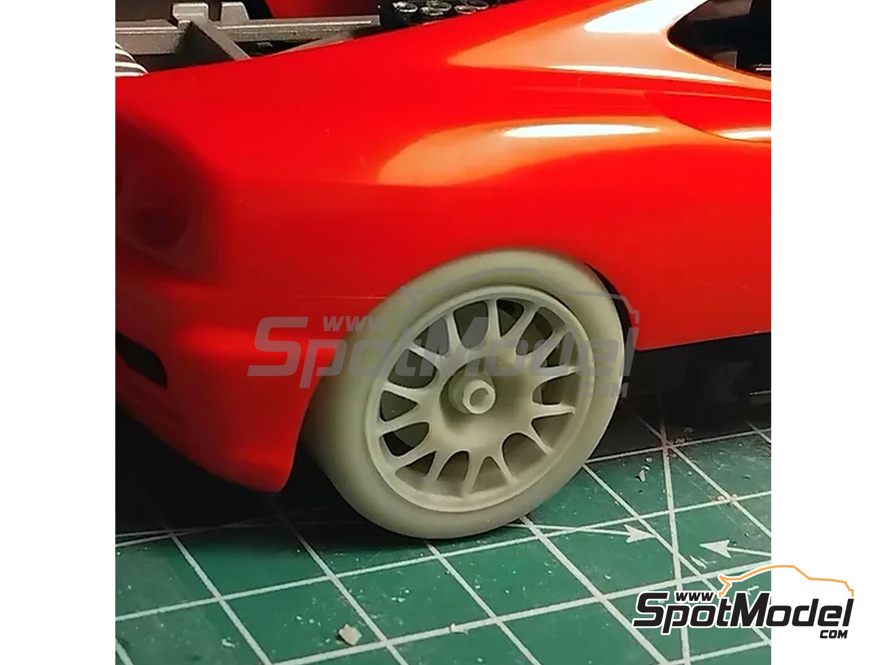 Image 5: Ferrari 360 GT | Rims and tyres set in 1/24 scale manufactured by KMP Kool Models Production (ref.&nbsp;KMP-TK24254, also TK24254)