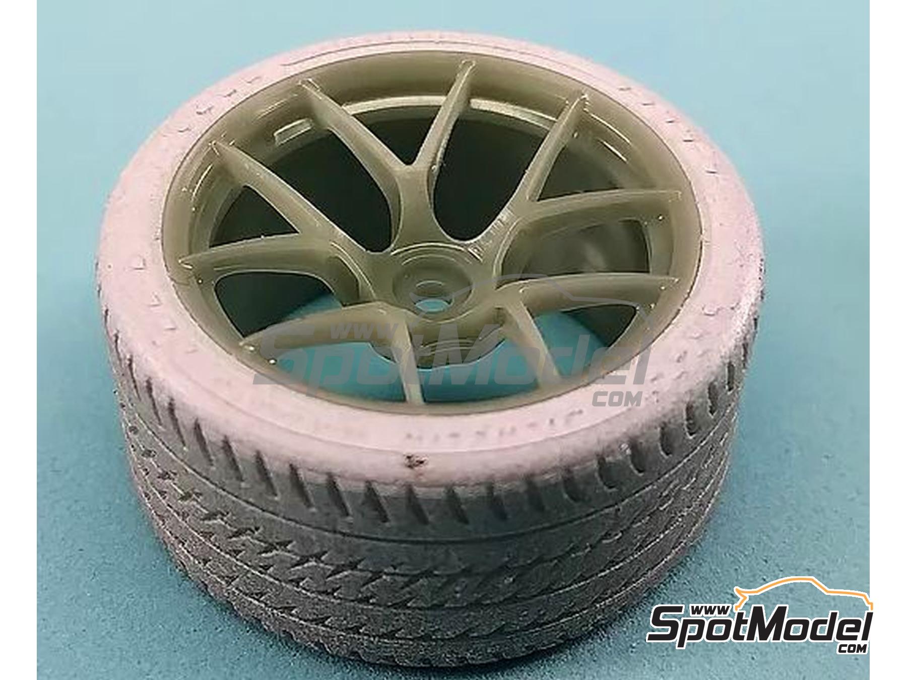 Image 5: Magnesium rims 20"/21" with ventilators for Porsche 911 992.1 GT3 RS | Rims and tyres set in 1/24 scale manufactured by KMP Kool Models Production (ref. KMP-TK24264, also TK24264)