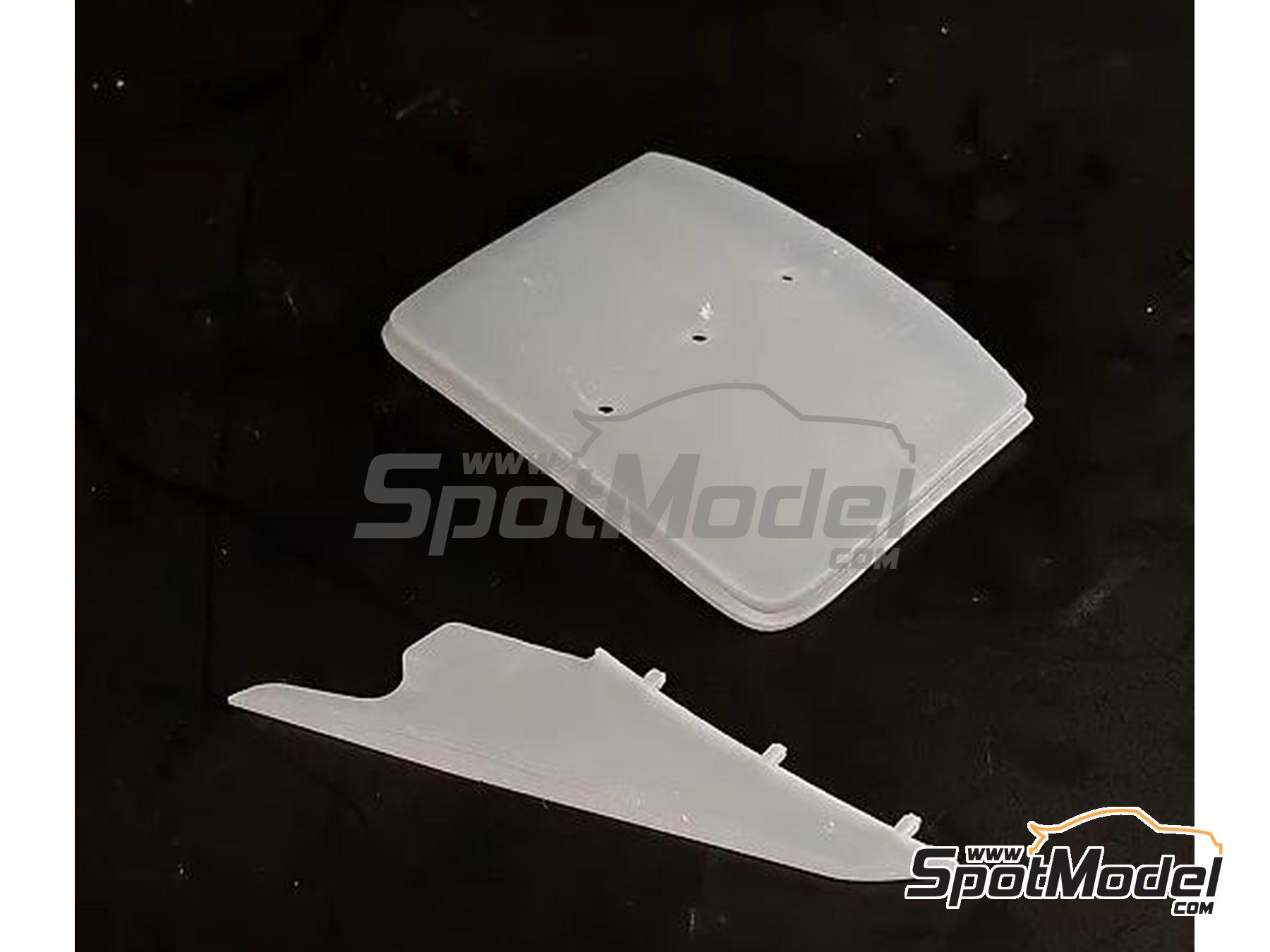 Image 7: Manthey Racing rear window aero fin for Porsche 911 992.1 GT3 RS | Wing set in 1/24 scale manufactured by KMP Kool Models Production (ref. KMP-TK24266, also TK24266)