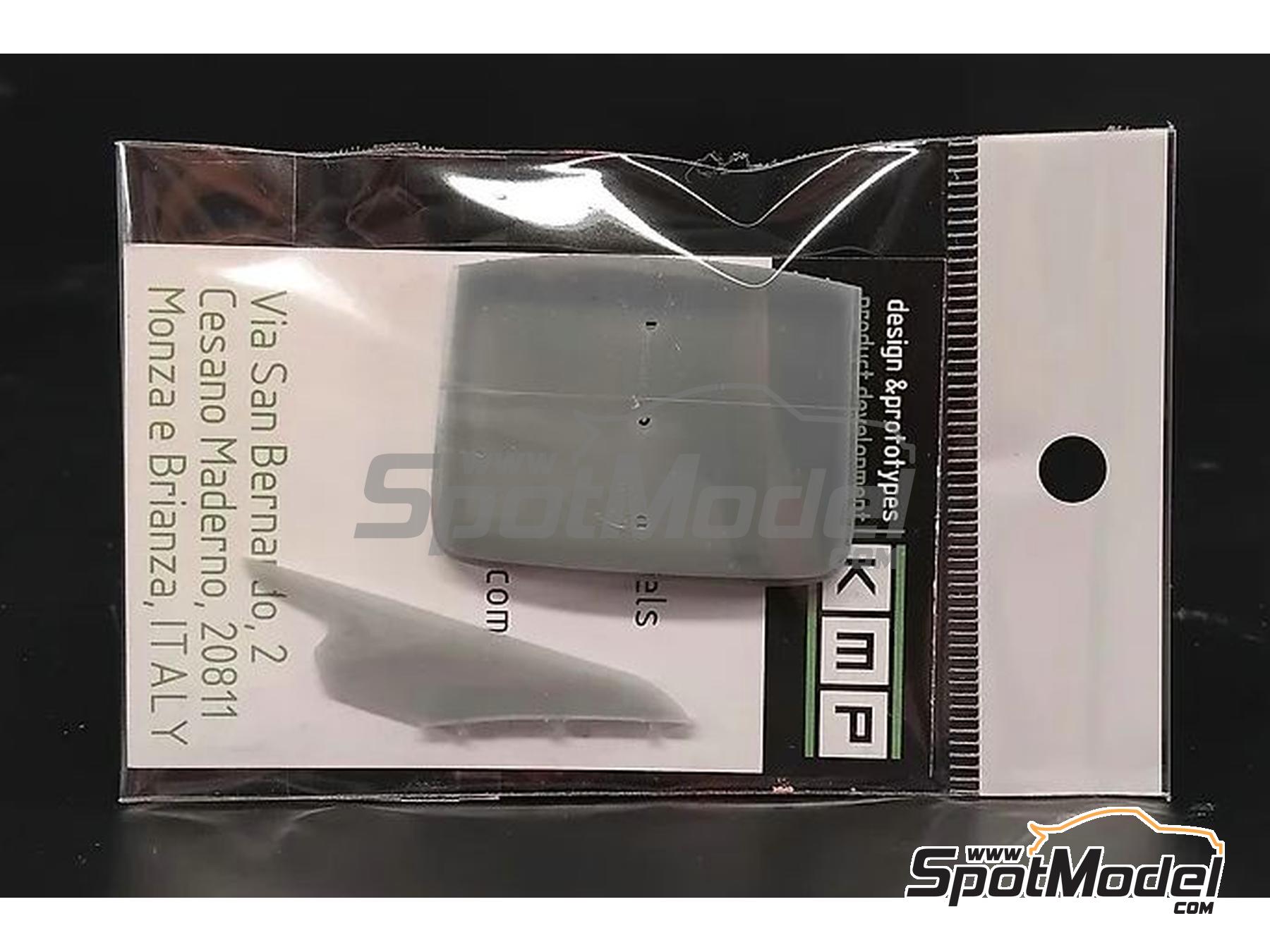 Image 8: Manthey Racing rear window aero fin for Porsche 911 992.1 GT3 RS | Wing set in 1/24 scale manufactured by KMP Kool Models Production (ref. KMP-TK24266, also TK24266)